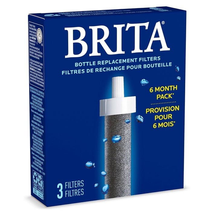 Brita Water Bottle Replacement Filter – 3 Count New In Box