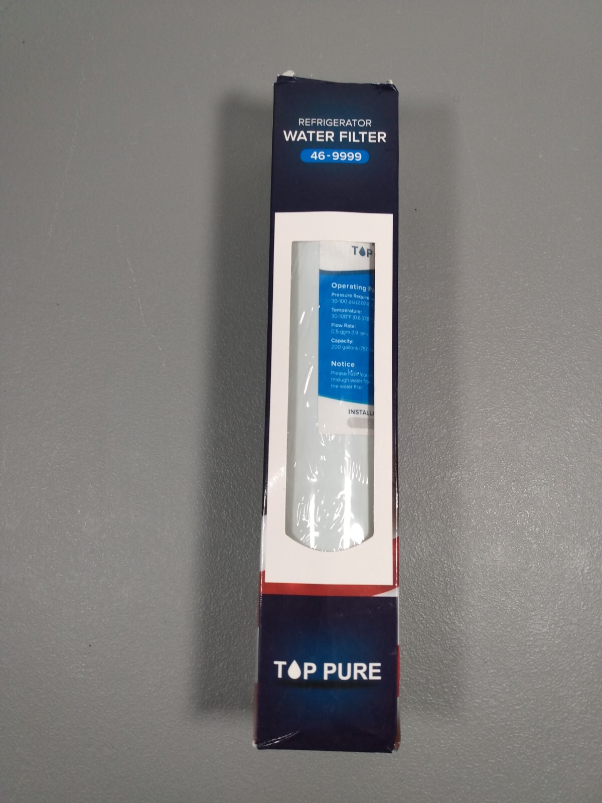 Top Pure Refrigerator replacement Water Filter for Select Kenmore 46-9999