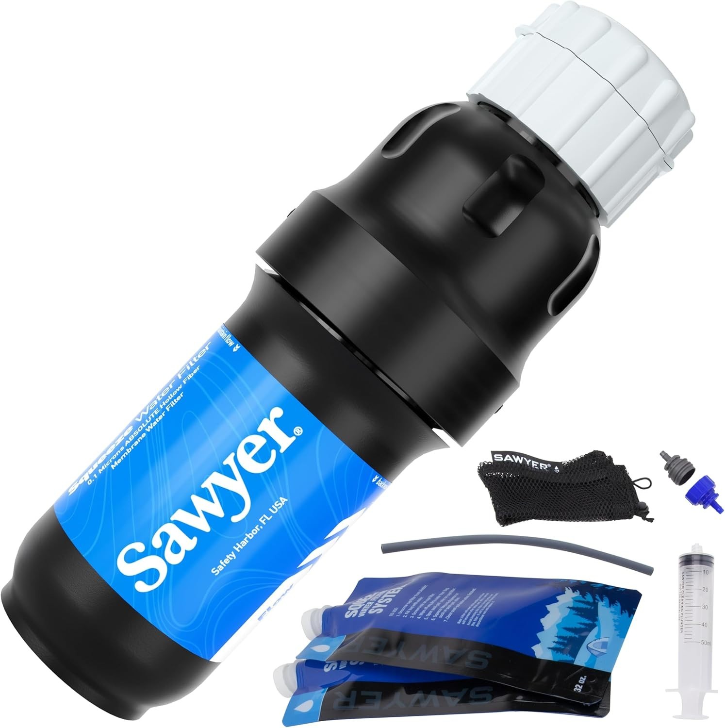 Ultimate Portable Water Filter: Removes 99.999999% of Bacteria & Microplastics