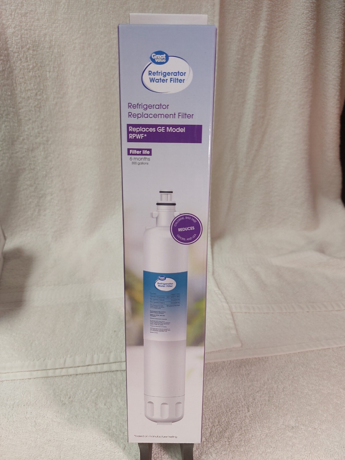 Great Value Refrigerator Water Filter Replaces Ge Model RPWF 6months 300 gallons
