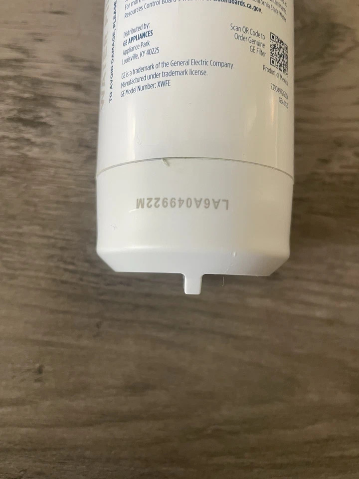 GE XWFE Genuine OEM Refrigerator Water Filter Replacement NOB