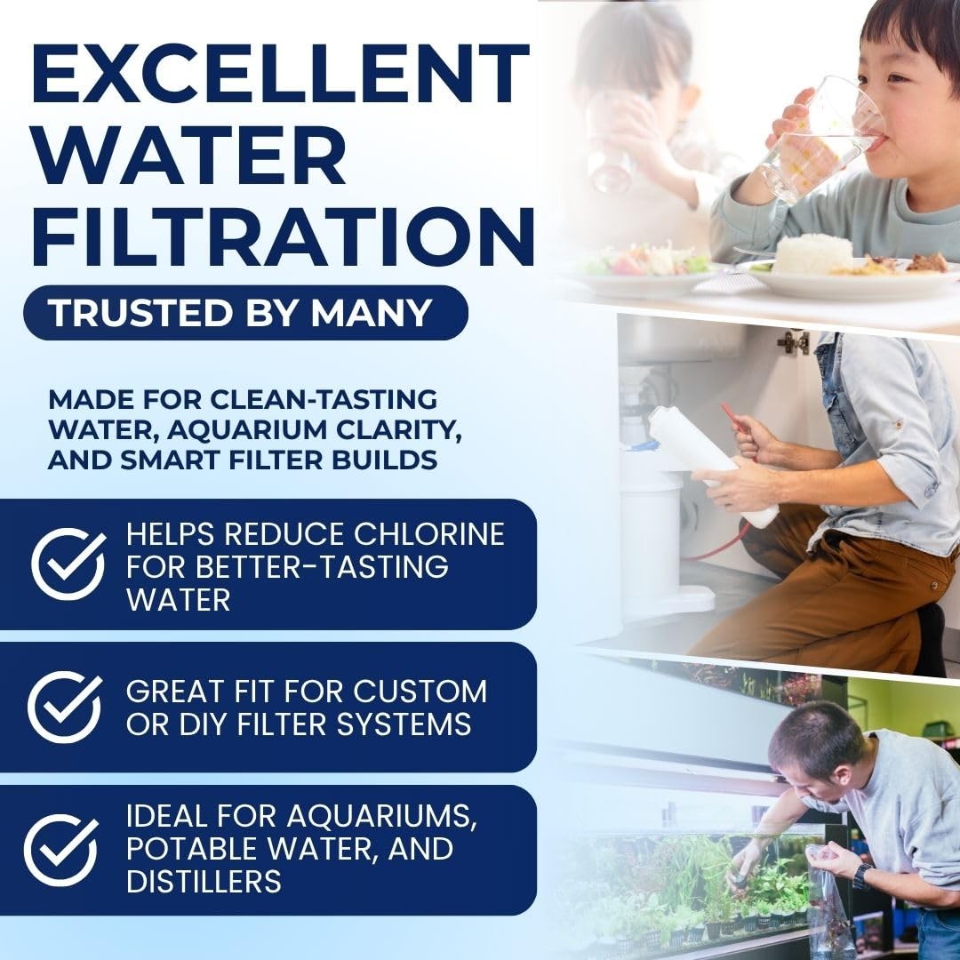 5 Lbs Bulk Water Filter/Air Filter Refill Coconut Shell Granular Activated Carbo