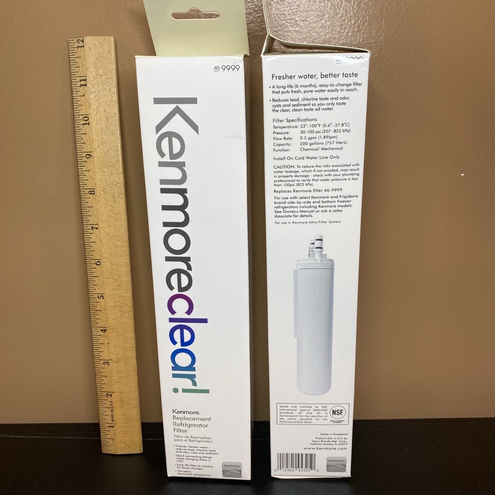 Kenmore Clear Replacement Refrigerator Water Filter 46-9999 Set of 2 – Lot New