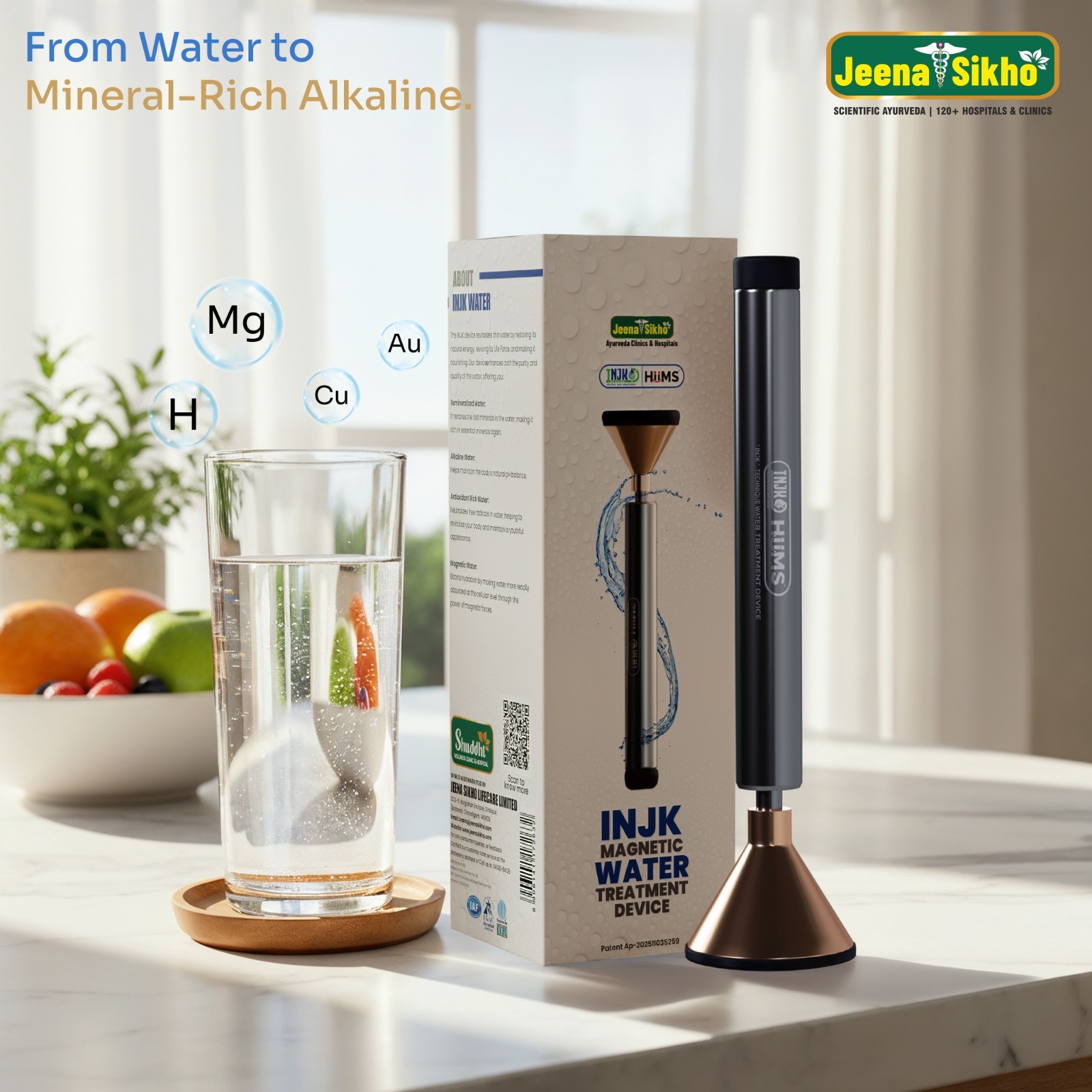 Jeena Sikho INJK Alkaline Water Filter System No Replacement Filter Free Kit