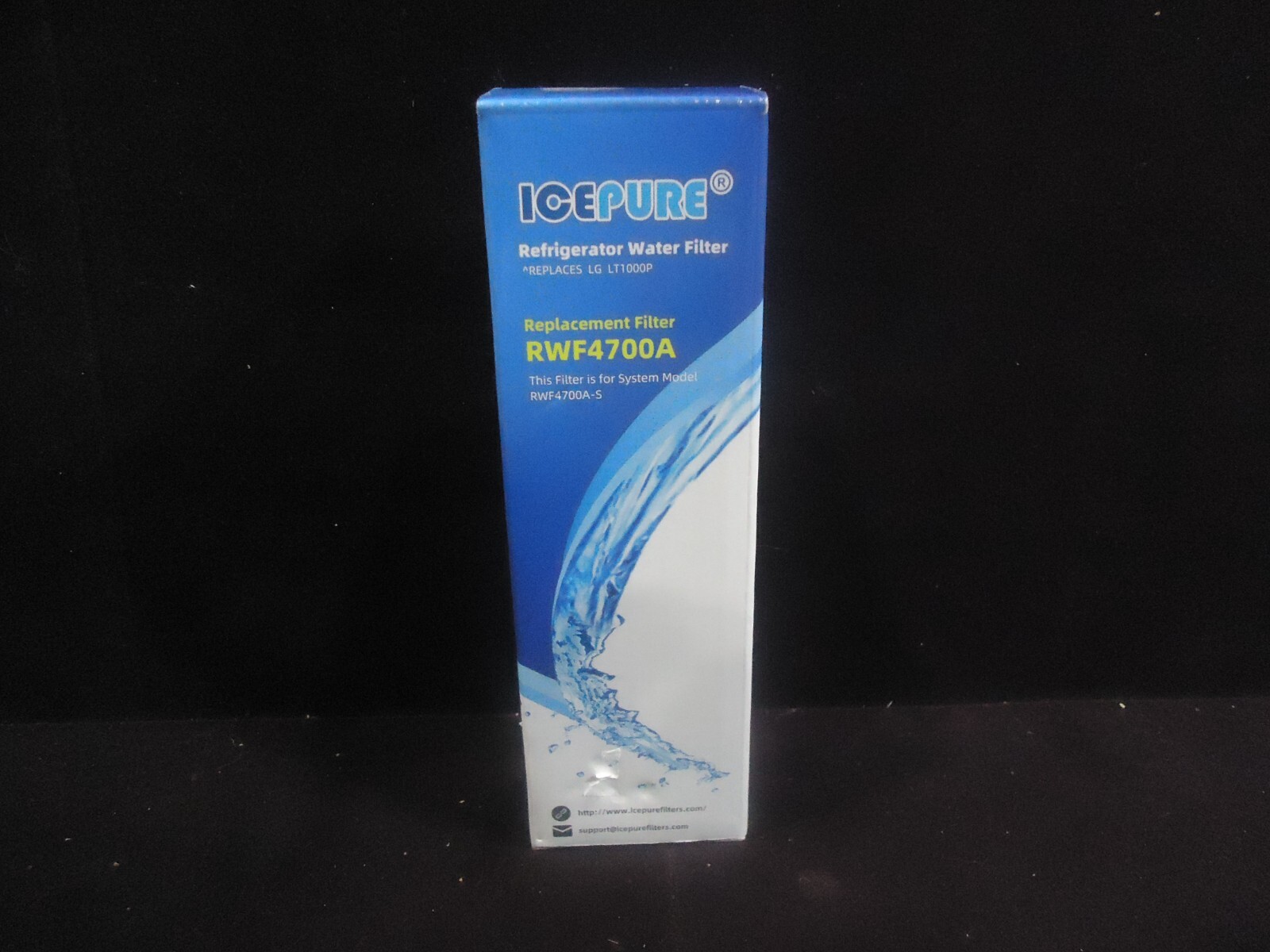 ICEPURE RWF4700A for LGLT1000P Refrigerator Water Filter NEW & SEALED!