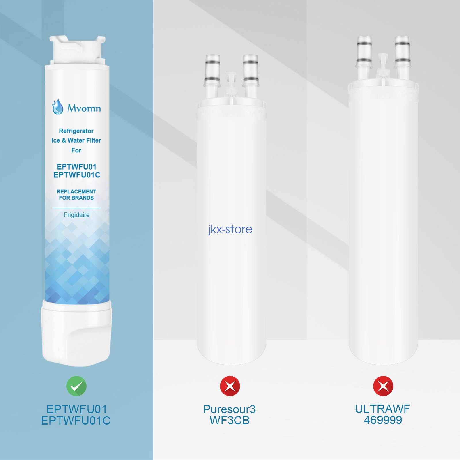4 PACK NEW Frigidaire EPTWFU01 Pure Source Ultra II Refrigerator Water Filter
