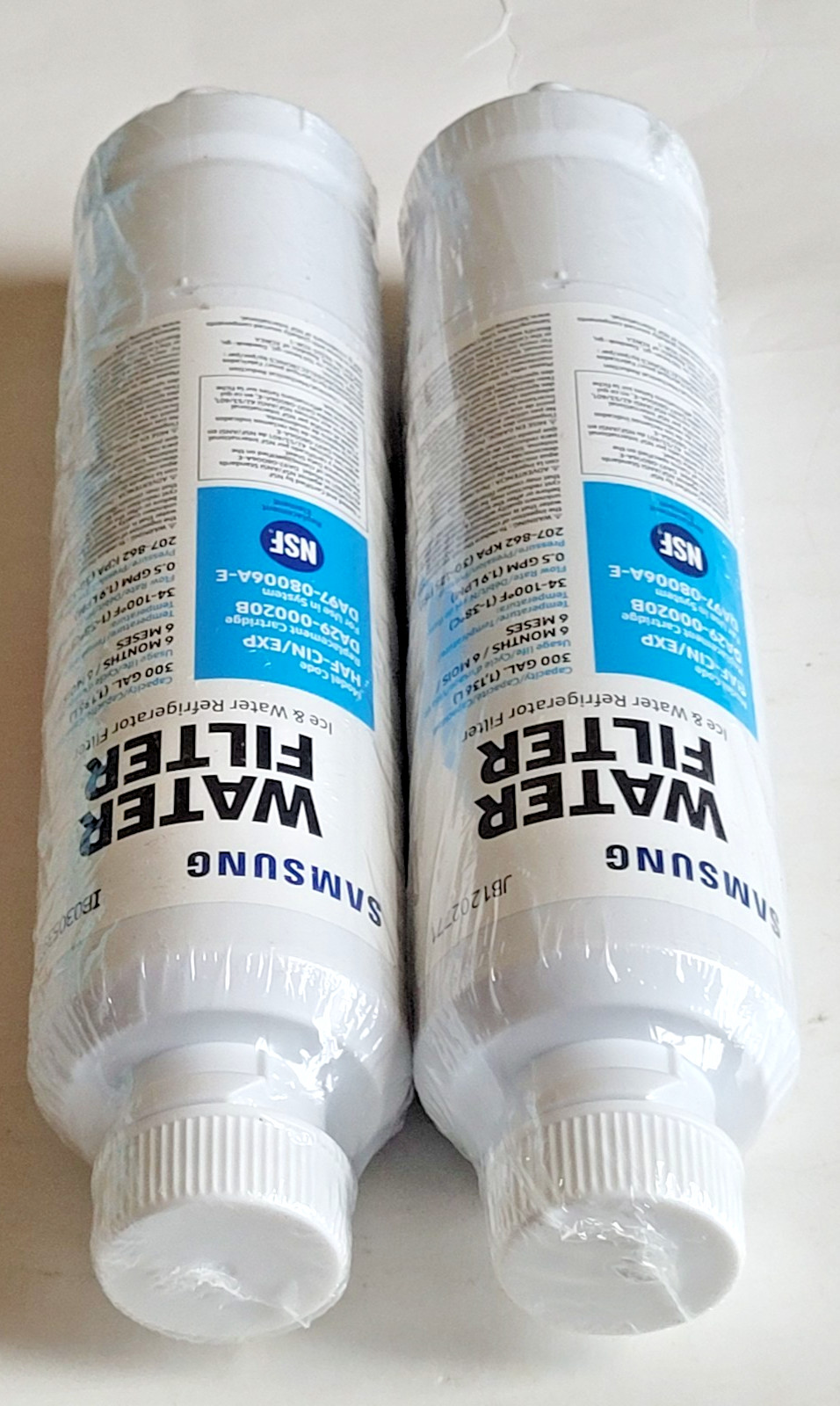 Samsung DA29-00020B HAF-CIN/EXP Refrigerator Water Filter Cartridge 2 Pack