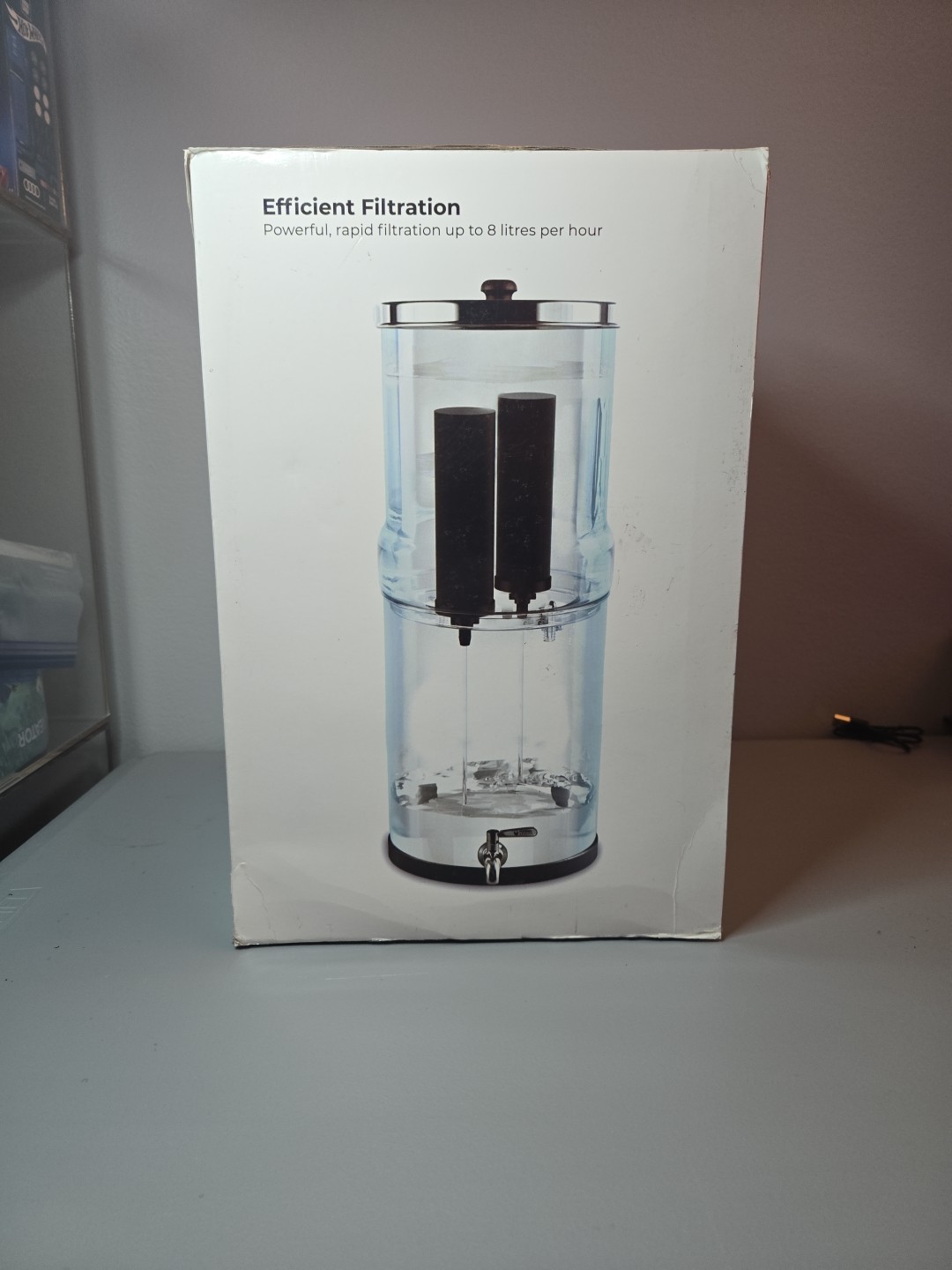 Phoenix Gravity-Fed Stainless Steel 8-LITRE Camping & Countertop Water Filter