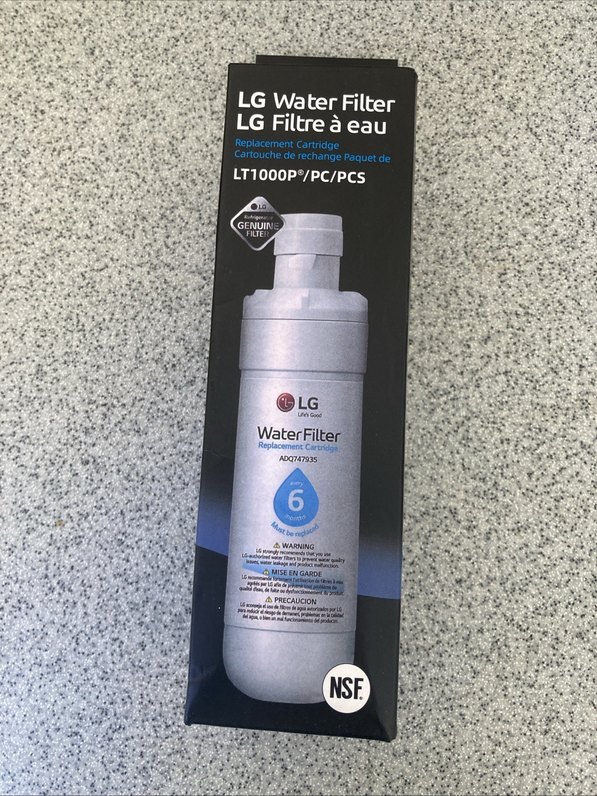 Replacement Water Filters For LG. LT1000P/PC/PCS – New 2 Sealed Filters