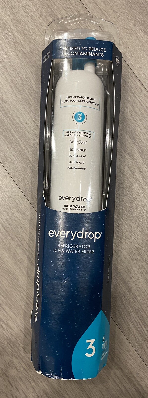 ΕveryDrop Refrigerator Ice & Water Filter 3 – ΕDR3RXD1 – Brand New Sealed