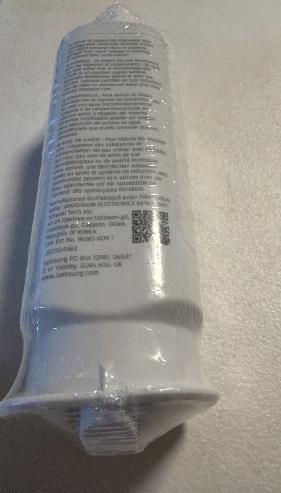 Samsung HAF-QIN/EXP DA97-173768 DA97-08006C Water Filter No Box Sealed Filter