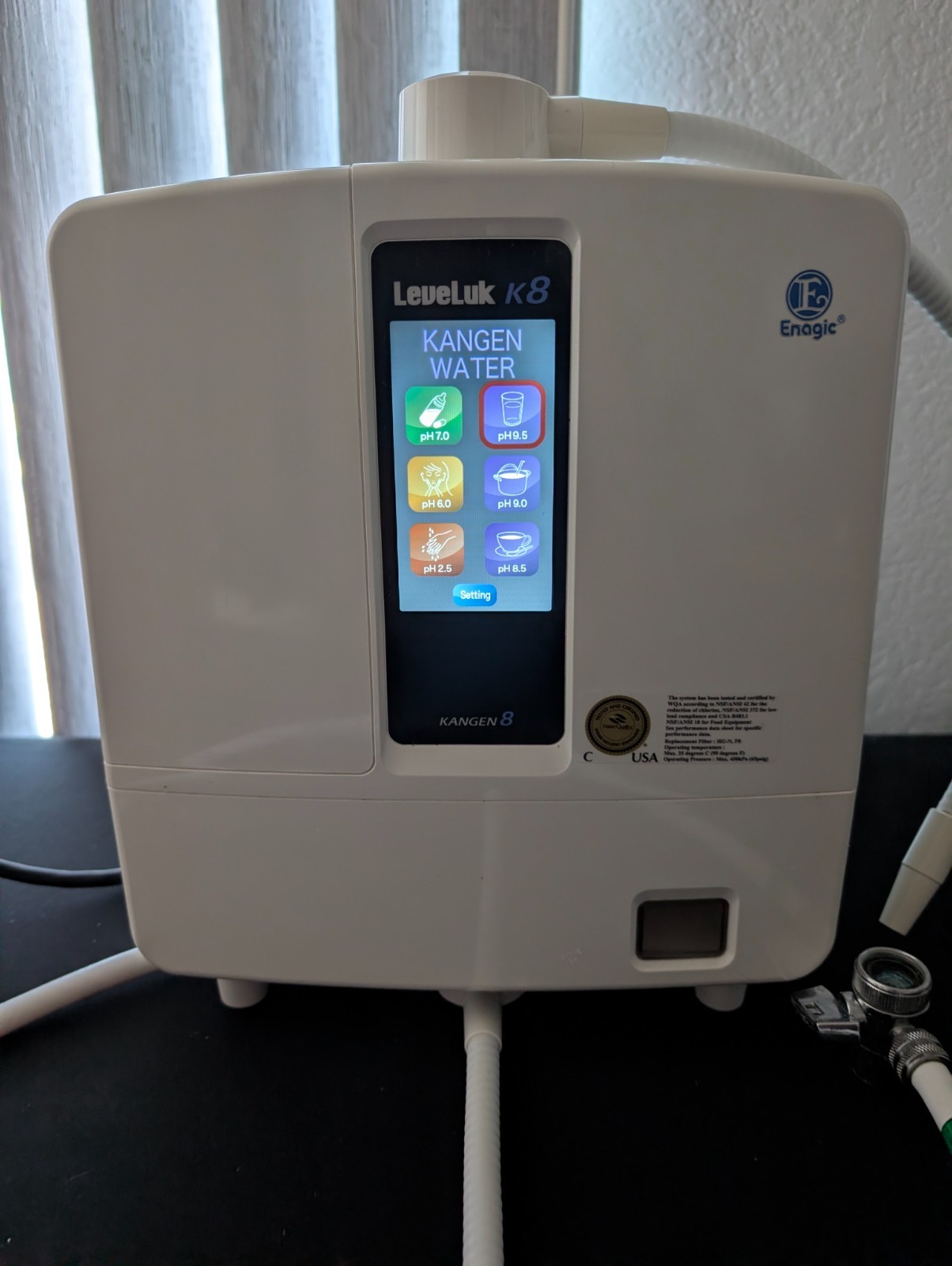 Enagic LeveLuk K8 KANGEN WATER Alkaline Filtration Ionizer Machine Used – Great