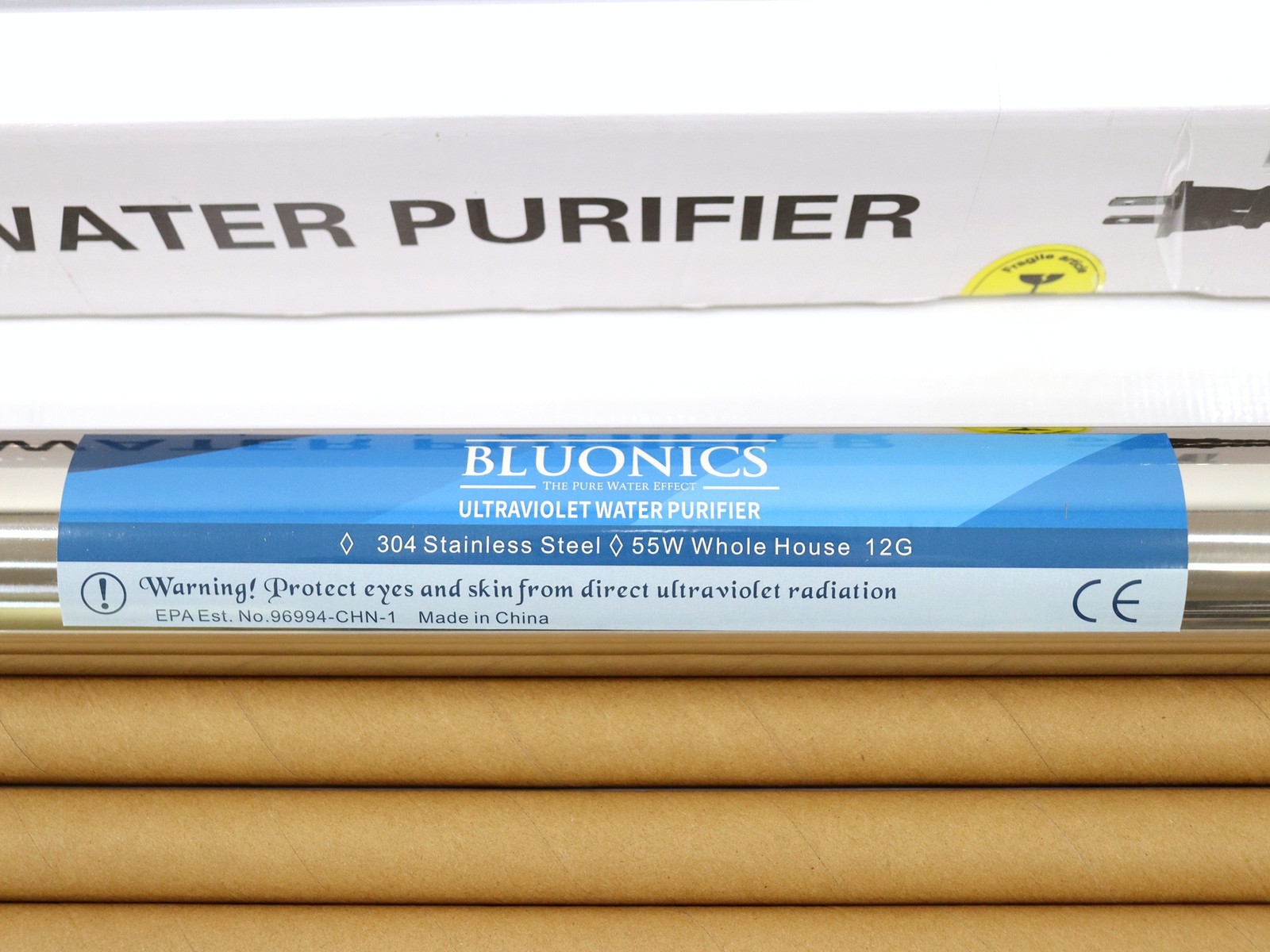 Bluonics SDE-055 55W Ultraviolet Light Water Filter Purifier UV 12GPM 3/4″