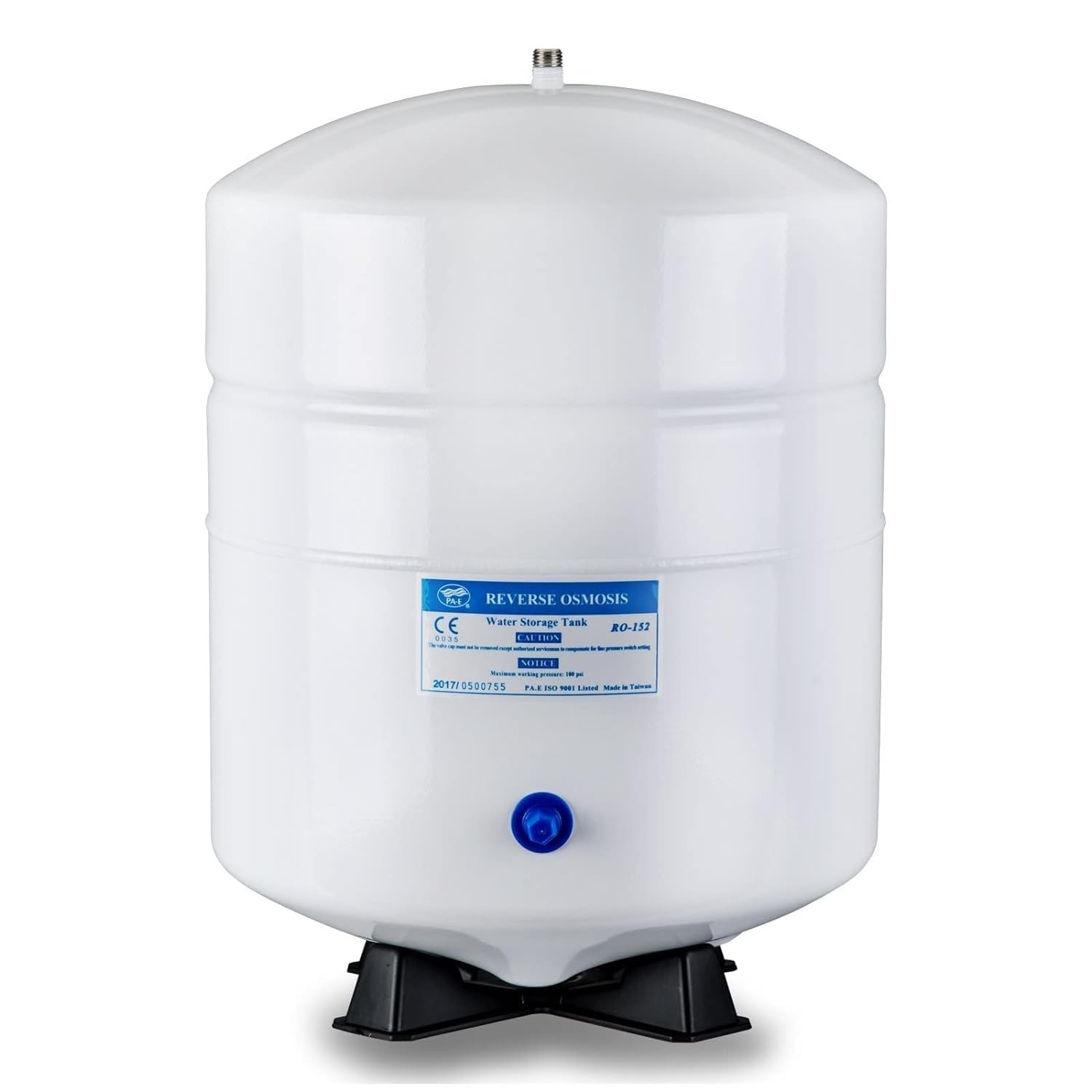 Metal 5.5 Gallon Pressurized Water Tank for Home RO Systems – Sleek Design