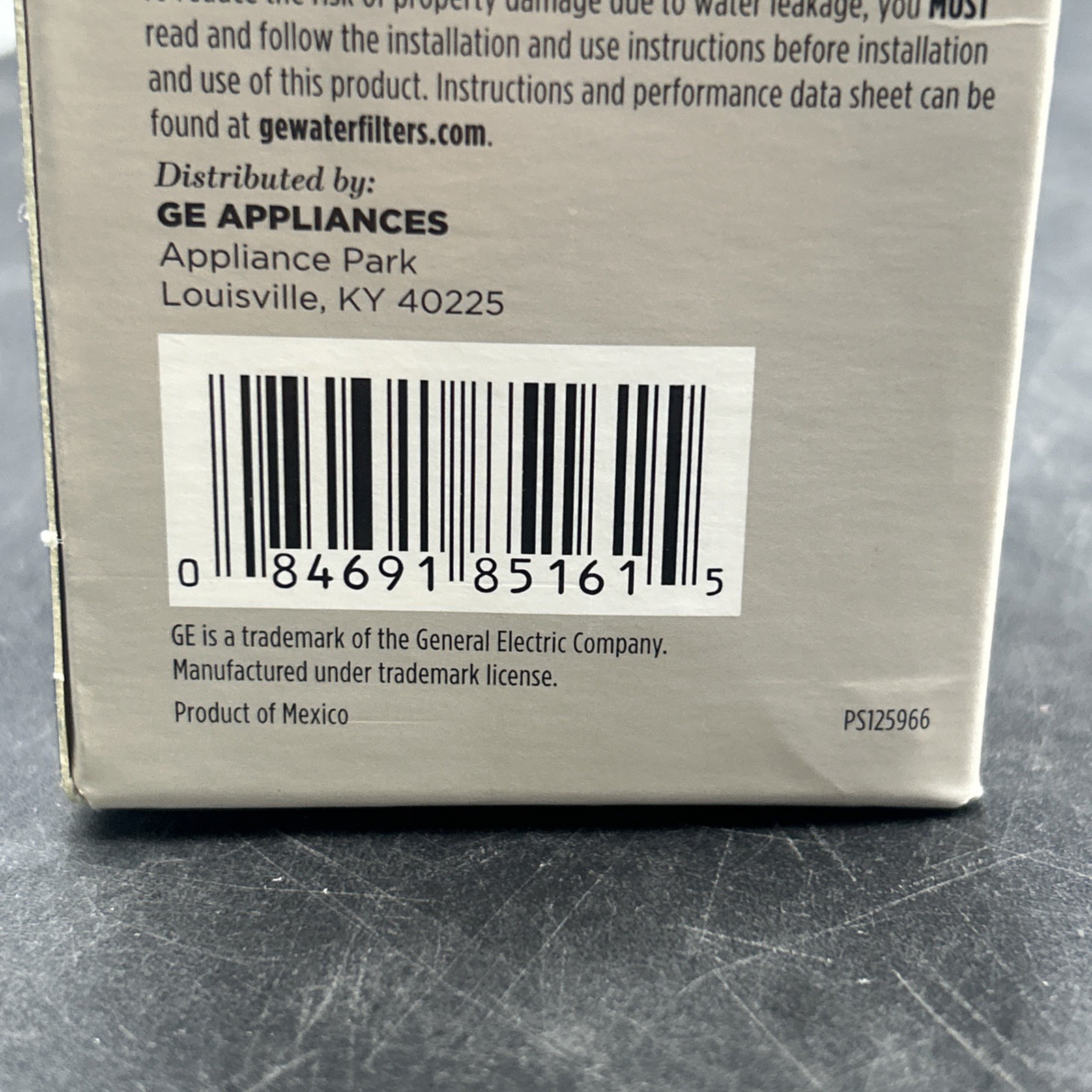 GE XWF Genuine Refrigerator Water Filter | GE Appliances OEM