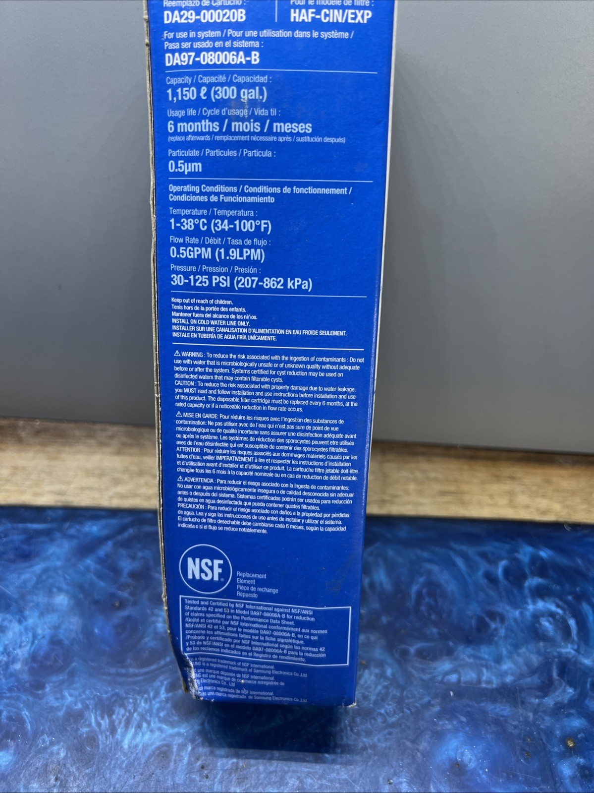 Genuine Samsung DA29-00020B HAF-CIN/EXP Refrigerator Water Filter (New)