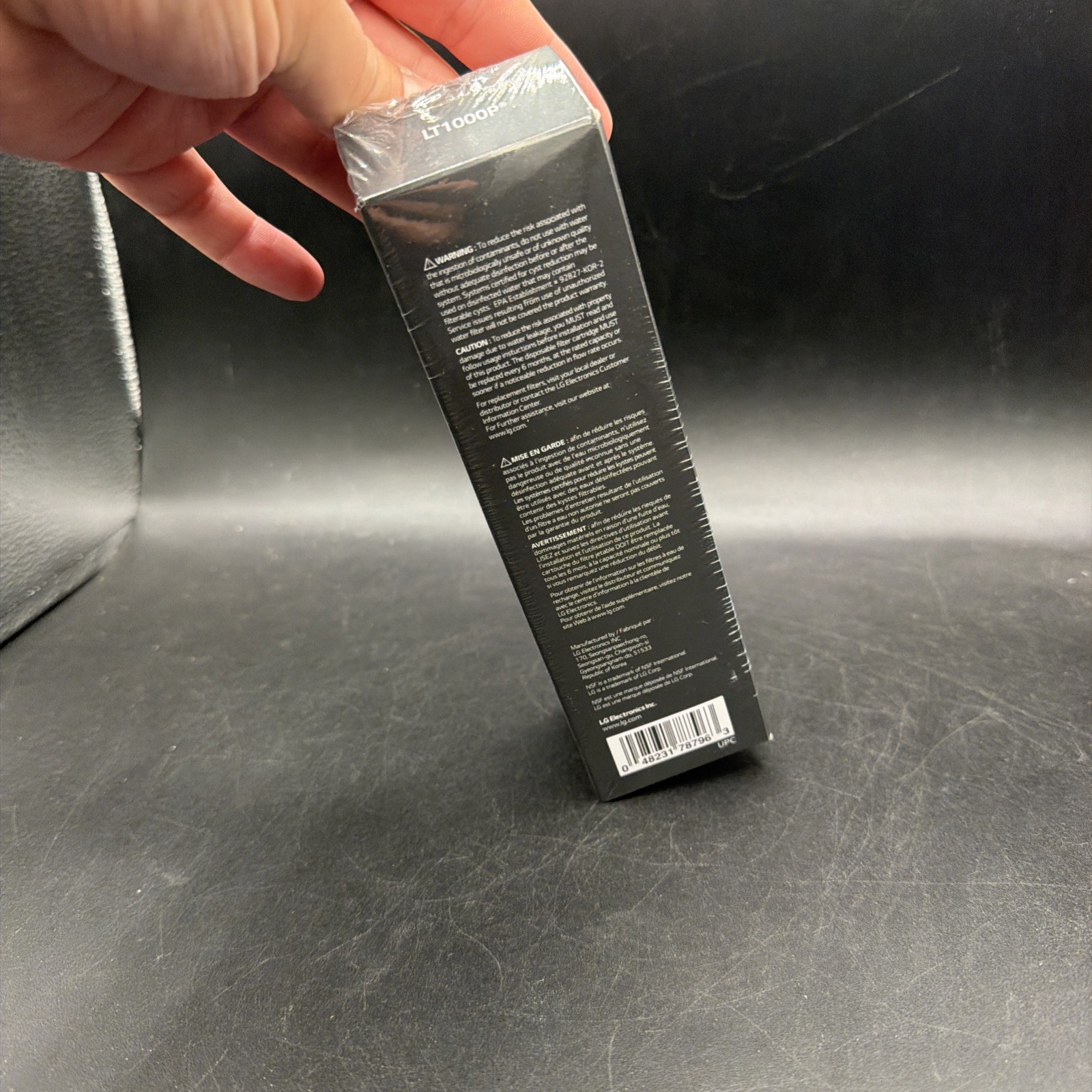 Genuine LG Water Filter Replacement Cartridge LT1000P/PC/PCS – New and Sealed!