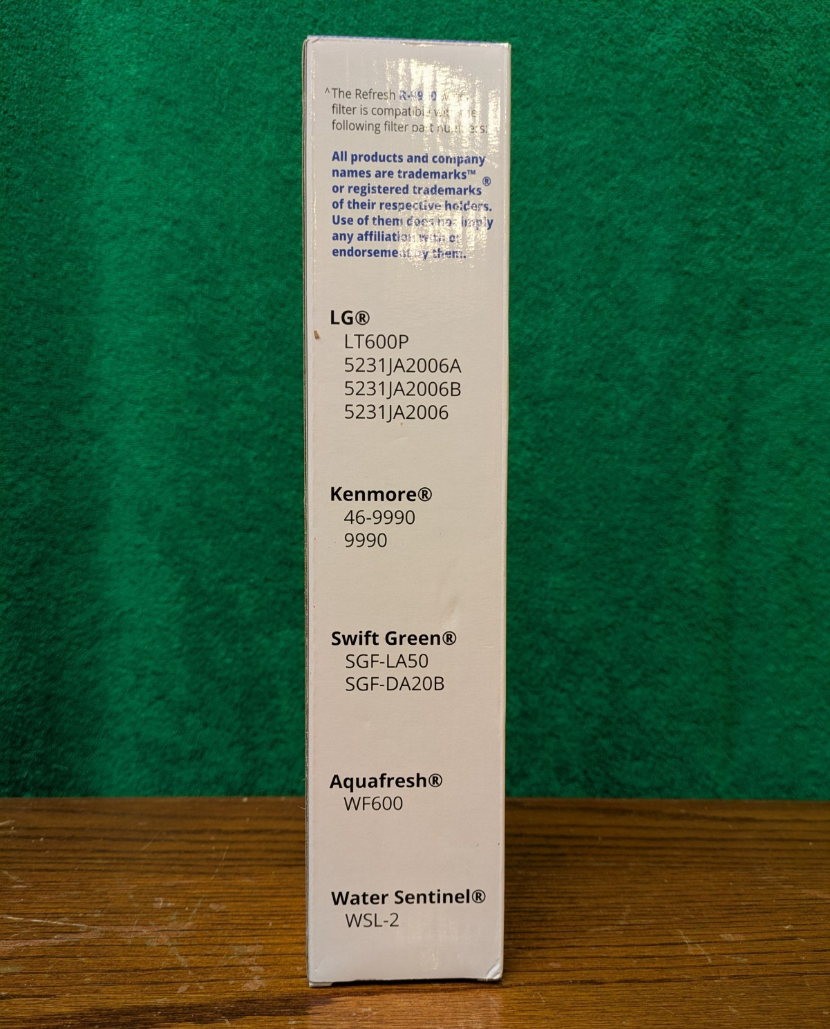 2PK Refrigerator Water Filter Replacement R-9990 FITS LG LT600P, KENMORE 46-9990