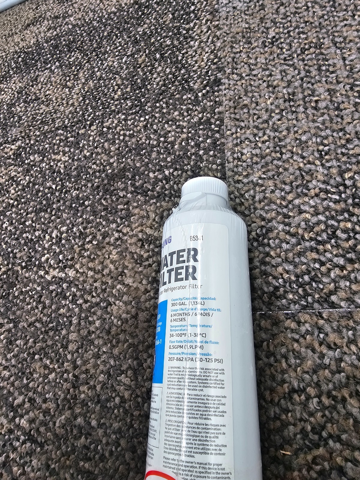 (QTY 6) Samsung DA29-00020B HAF-CIN/EXP Refrigerator Water Filter Carbon Block