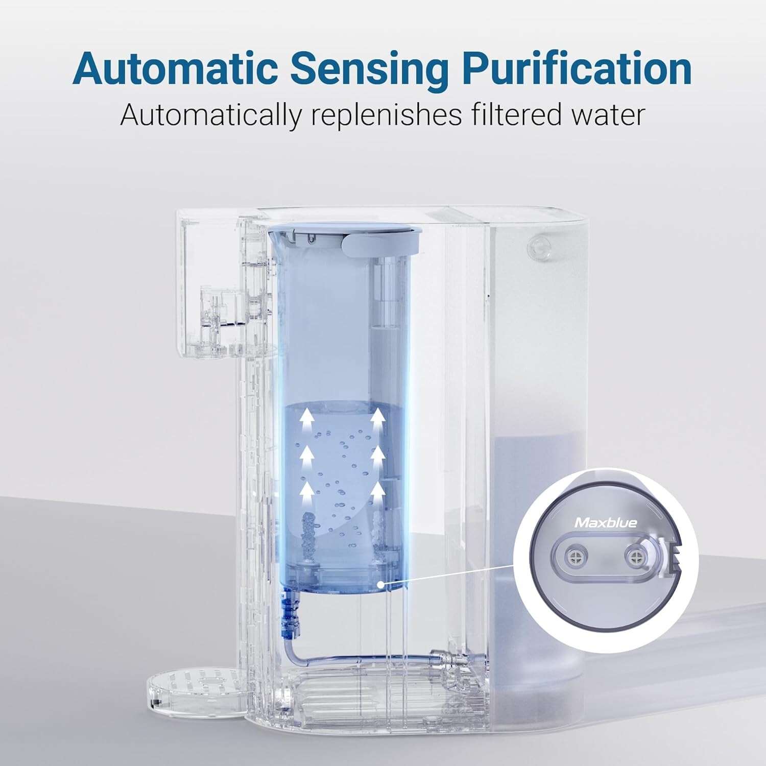 Maxblue MB-PWT Pure Water Tank,Portable Pure Water Tank for WD-C1S and WD-C1H