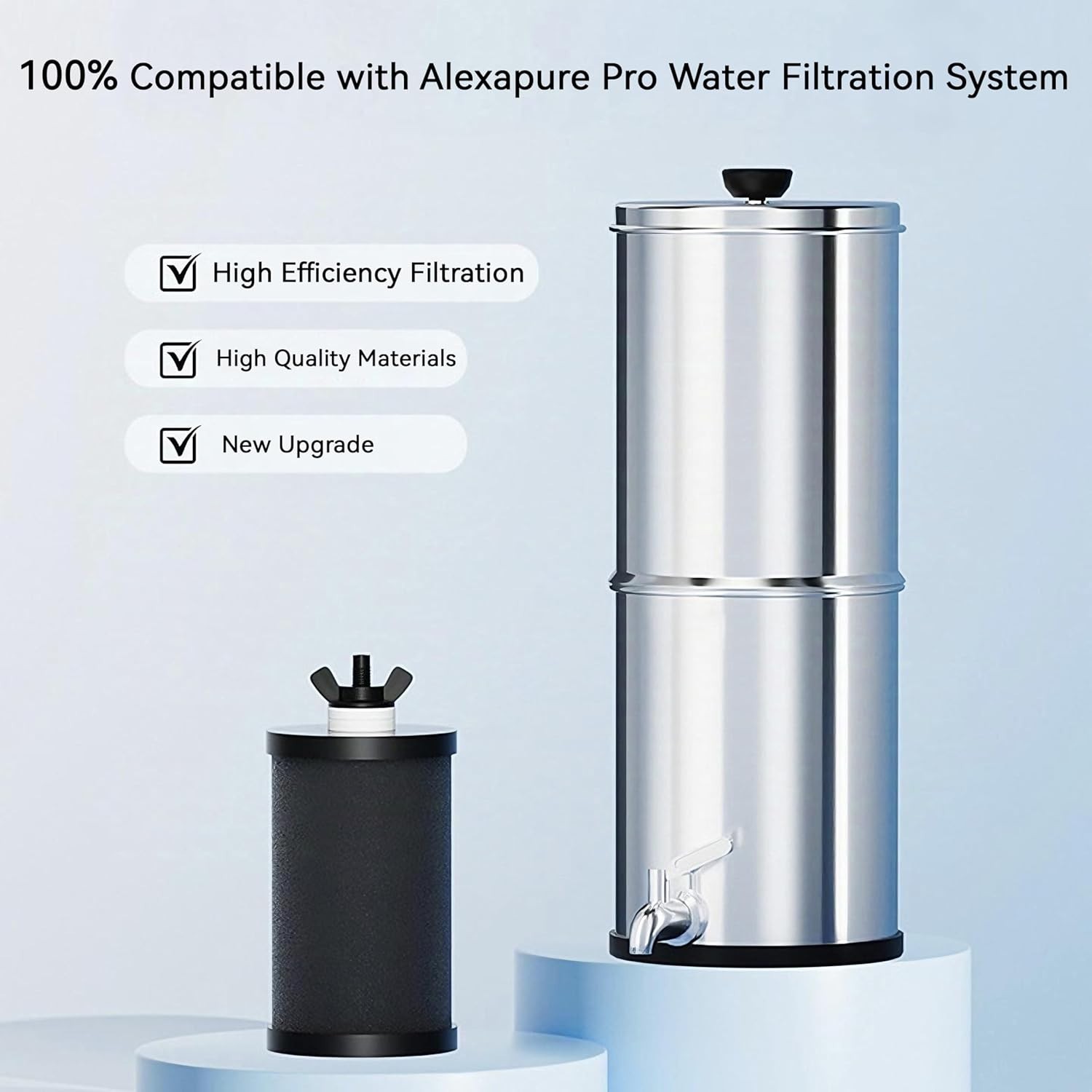2387 Pro Replacement Water Filter Compatible with Alexapure Systems – 2 Filte…