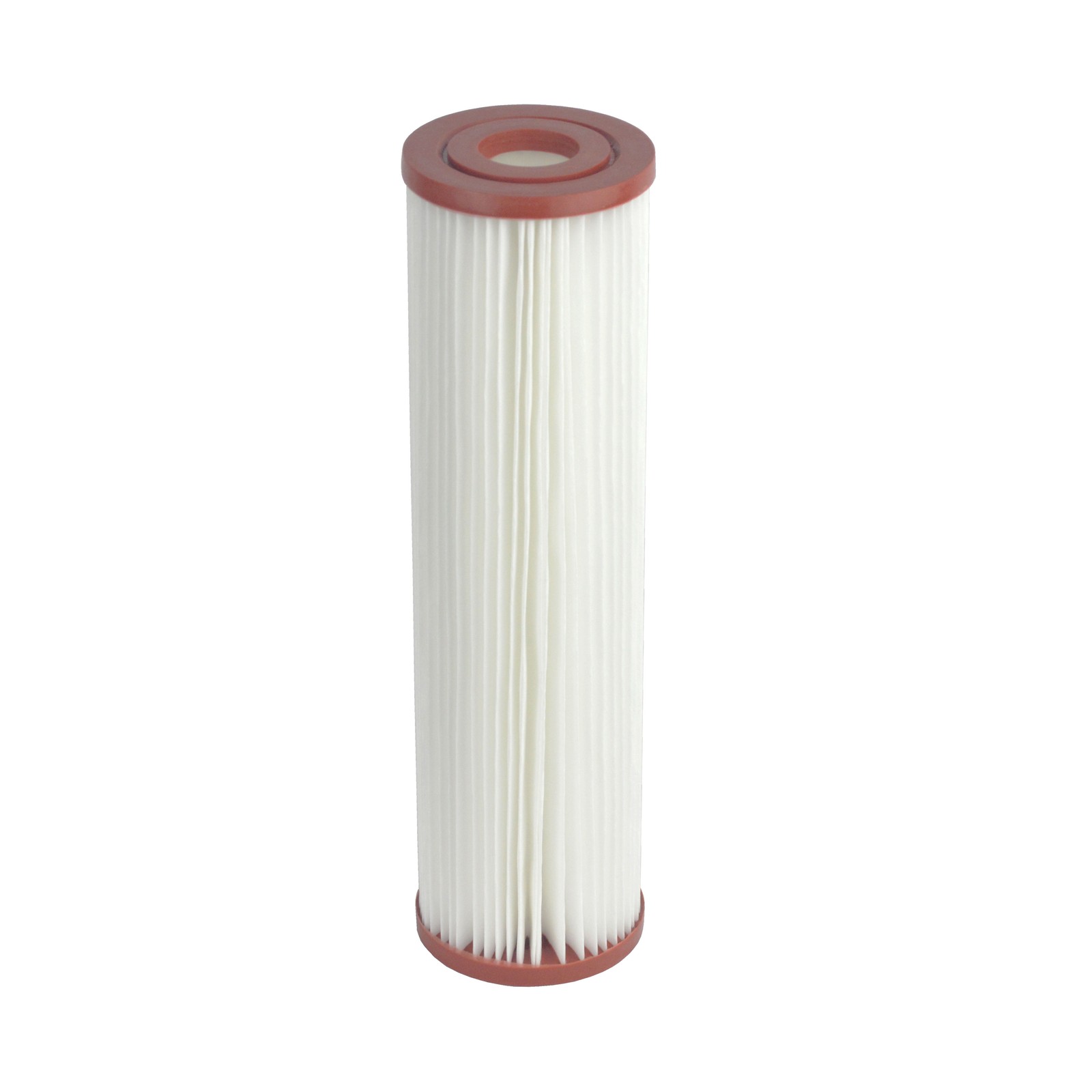 Pleated Poly Sediment Water Filter Cartridge Standard 2.5×10″ 50 Micron 25 Pack