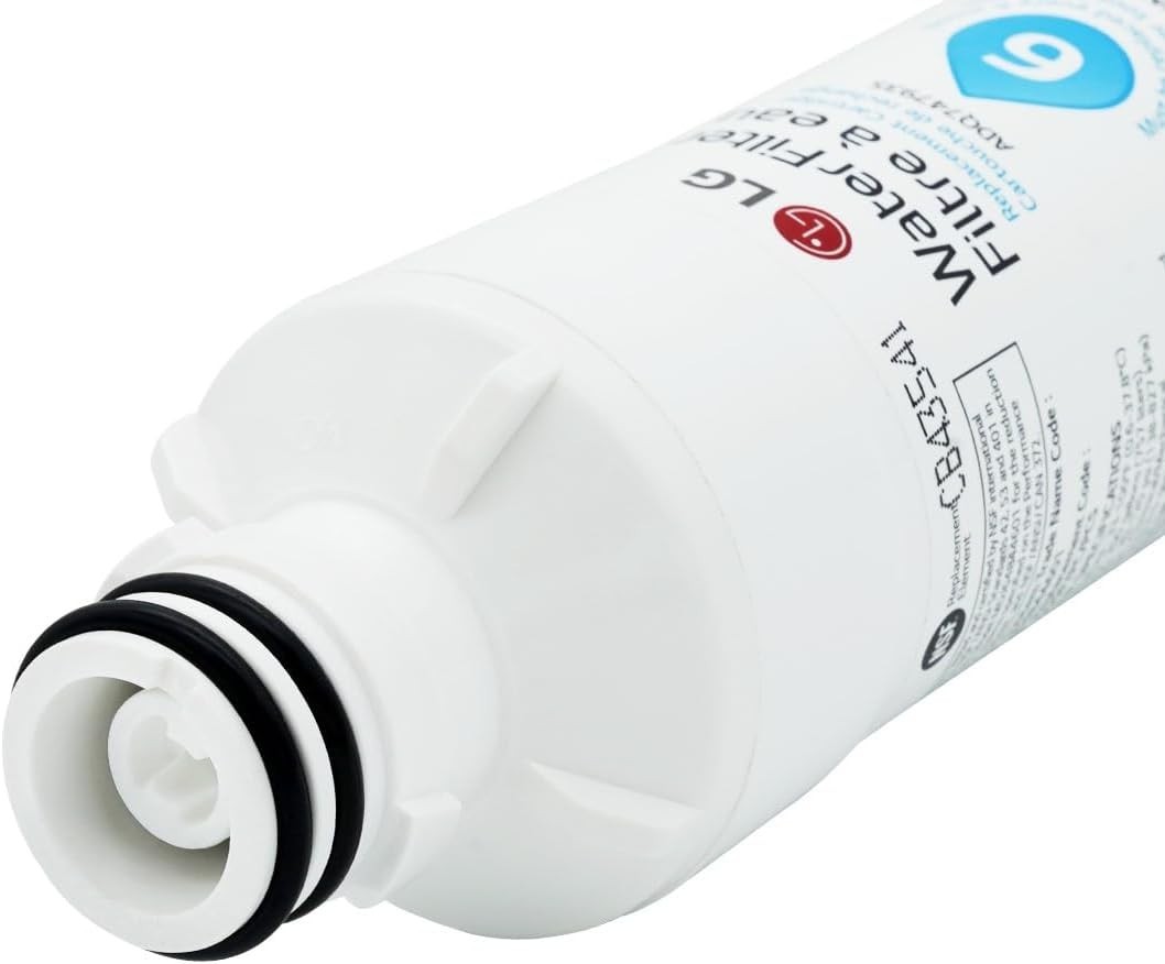 LG LT1000P Water Filter – 6 Life & 200 Gallons – NSF Certified, Compact