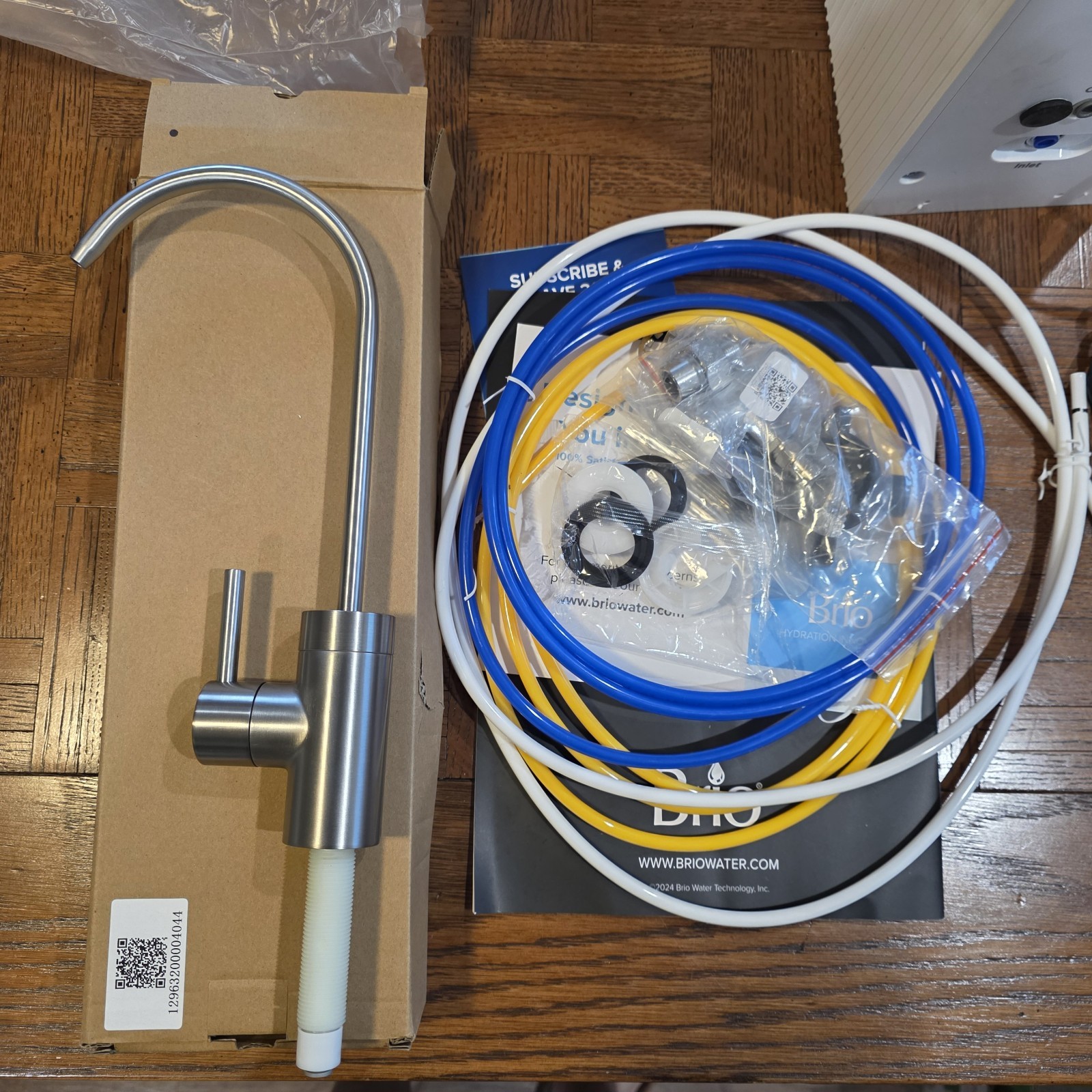 Brio SIMPL Reverse Osmosis Tankless Water Filter System 4-Stage | 600GPD No Filt