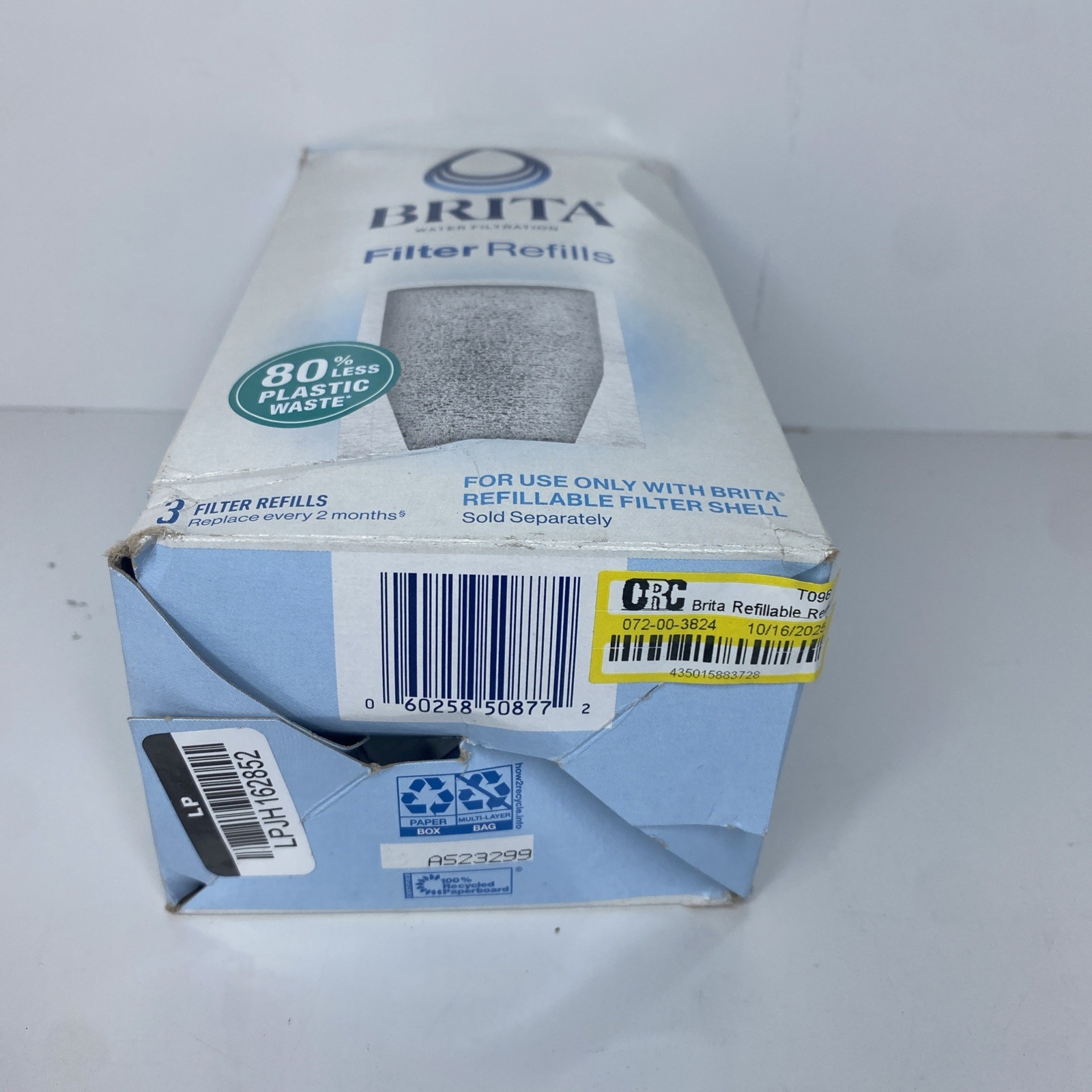 Brita Refillable Water Filter Refills, 3 Count