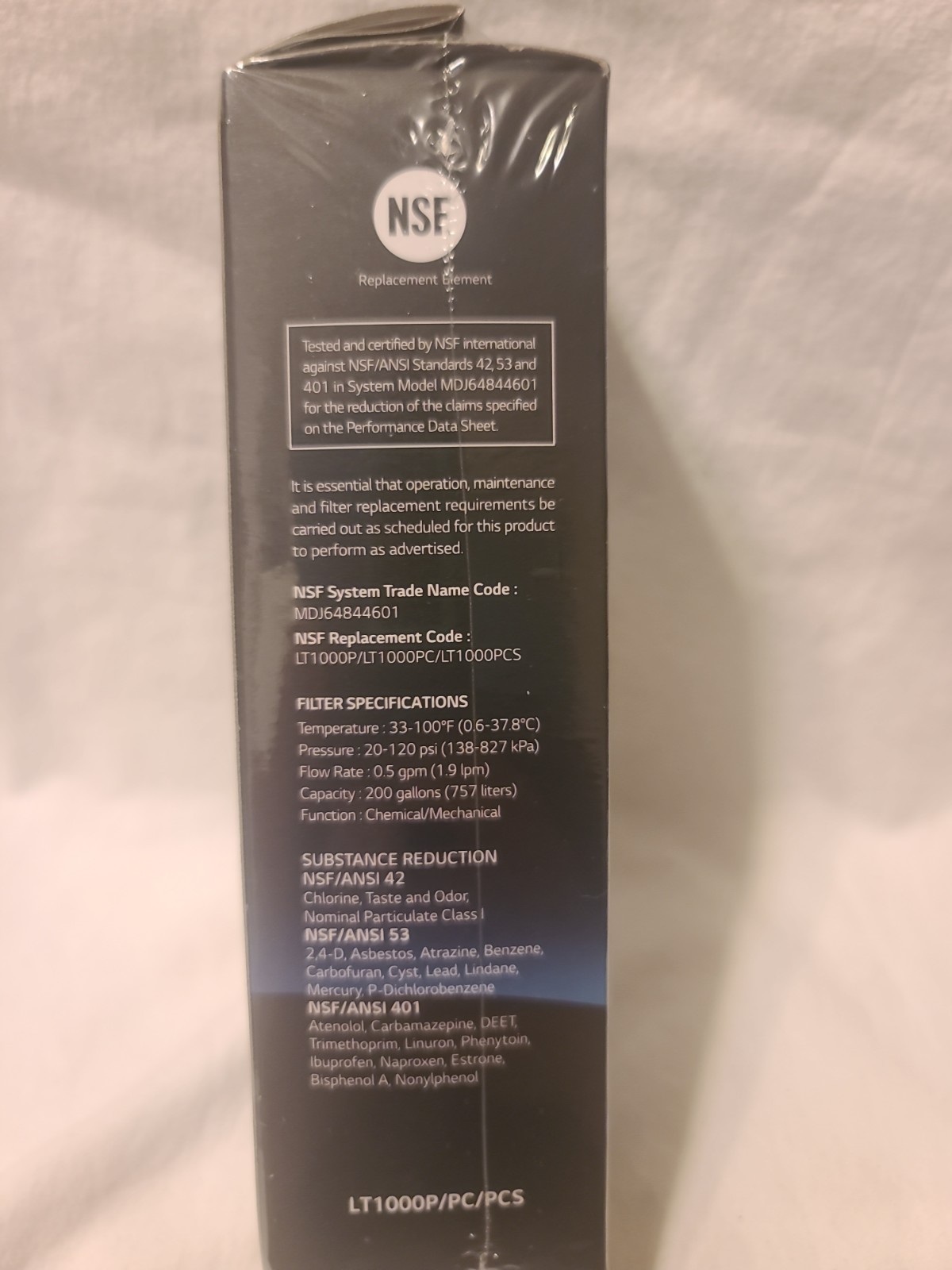 LG LT1000P/PC/PCS Refrigerator Water Filter Replacement