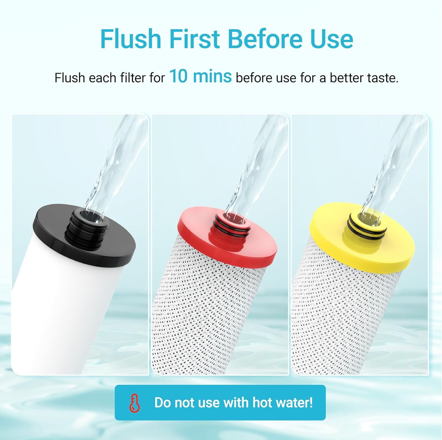 Aquacrest WF52 Under Sink Water Filter, Replacement for Aquasana® AQ-5300R (3)
