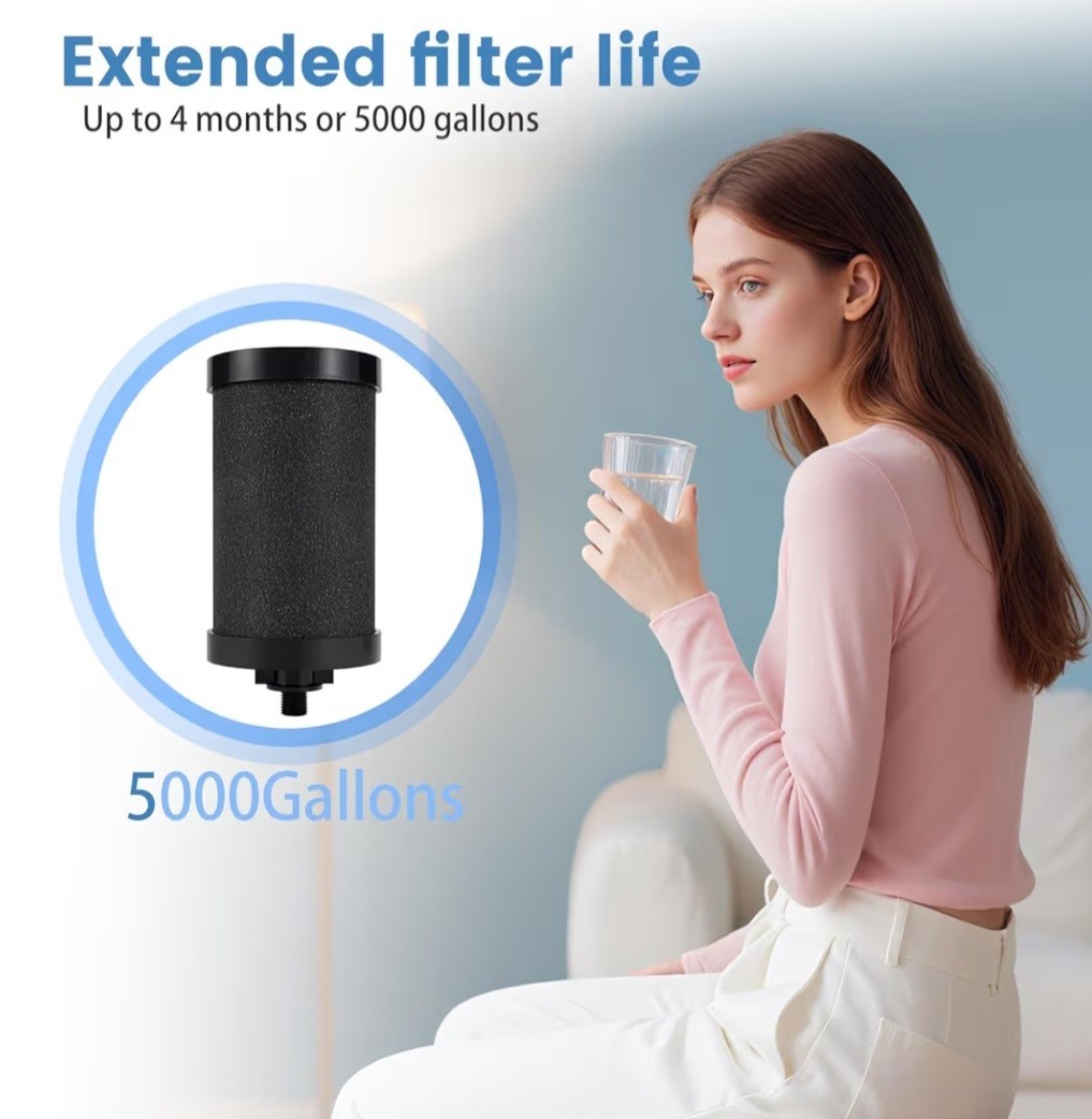 2387 Pro Water Filter for Alexapure Gravity System NSF Certified 2 Pack 5000 Gal