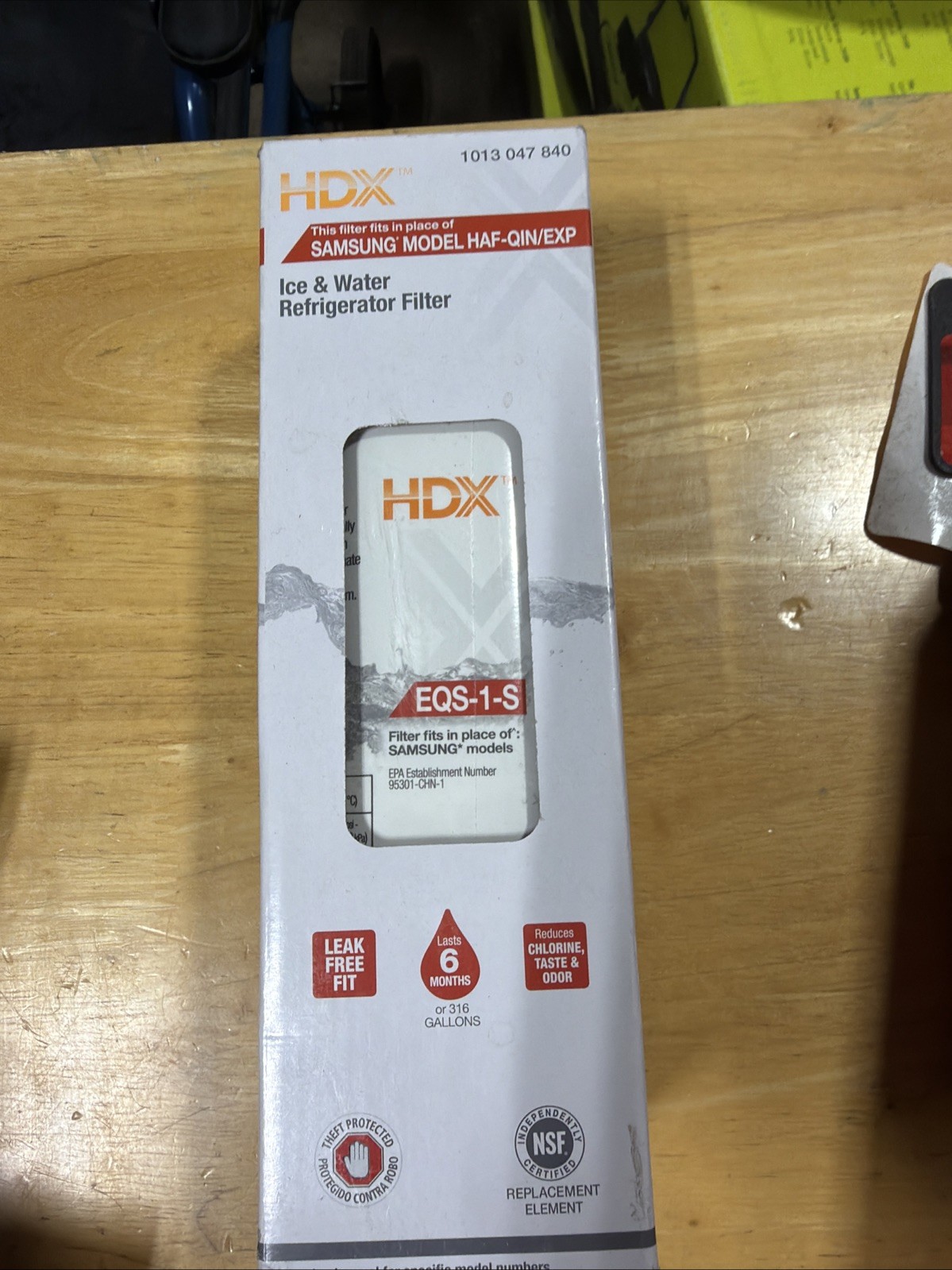 HDX EQS-1-S Standard Refrigerator Water Filters For Samsung HAF-QIN