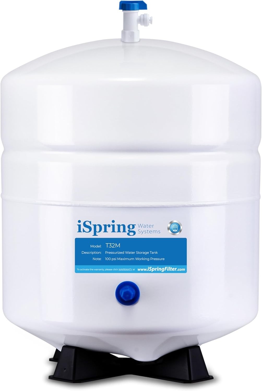 Stainless Steel 4 Gallon Pressurized Storage Tank for Reverse Osmosis Systems