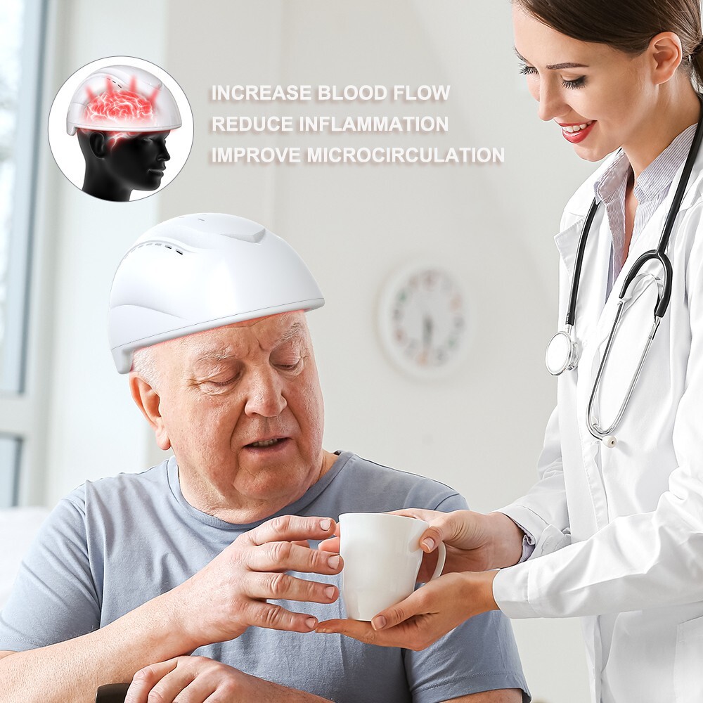 Medical Neuron Stimulation 810nm PBM Helmet Brain Disorder Rehabilitation