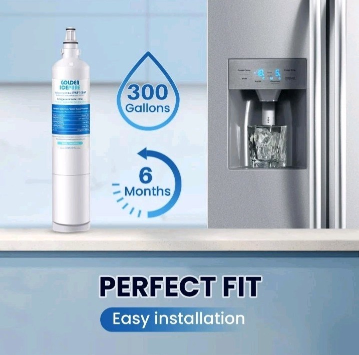 3 pack RWF1000A Refrigerator Water Filter Fit for LG LT600P, 469990, RFC1000A