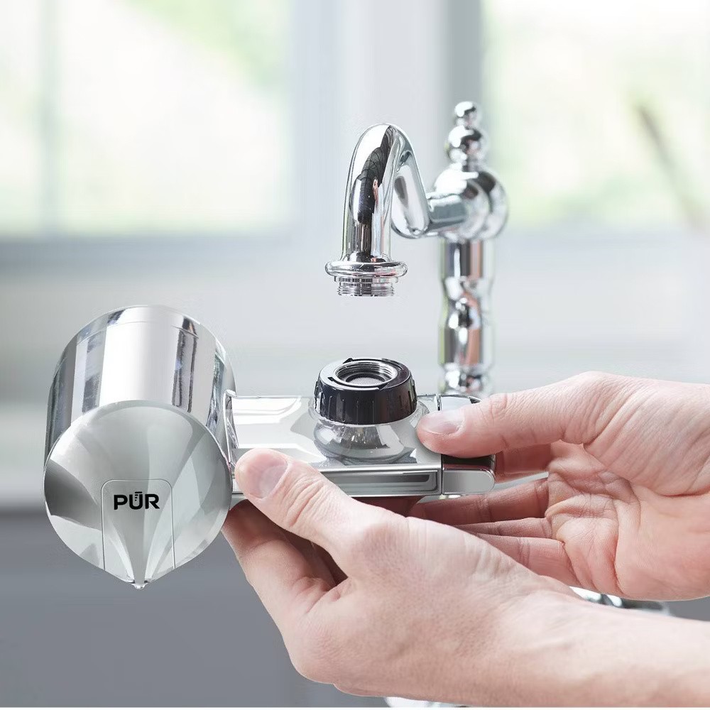 PUR Filtration PLUS Faucet Mount Water Purifier Filter System PFM400H Chrome