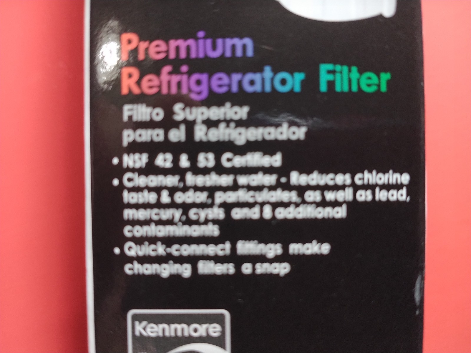 3 Pack Kenmore Elite 469490 Premium Refrigerator Water Filter 46 9490 New Sealed