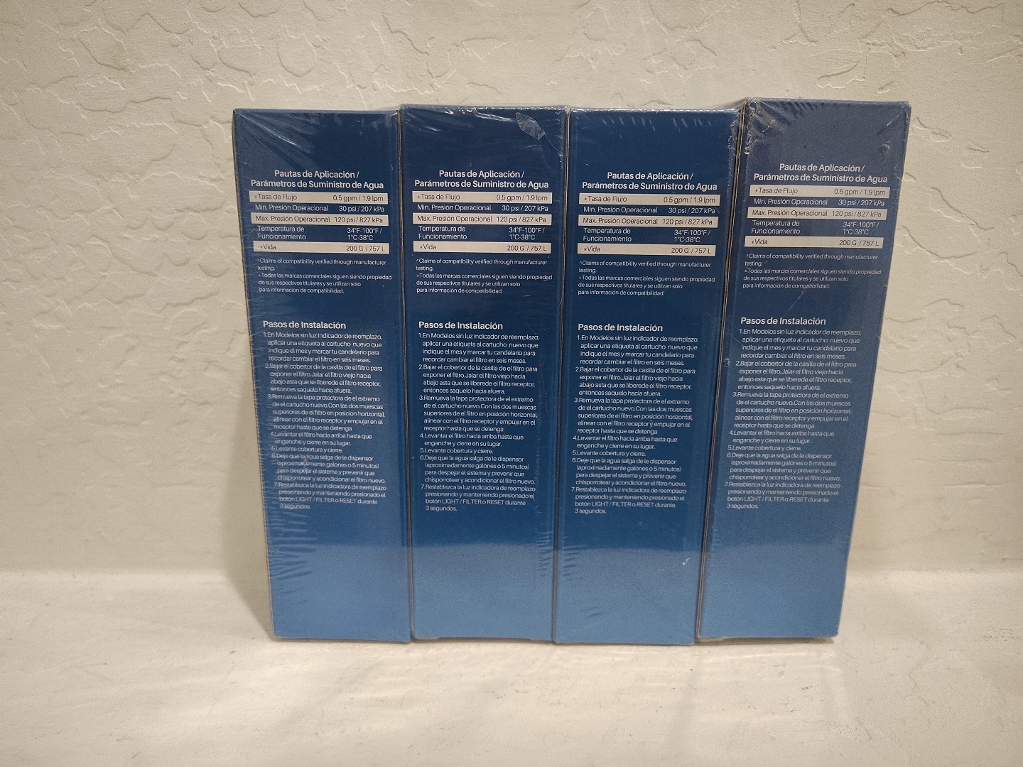 PUREPLUS PP-RWF1200A 4-Pack Water Filters — Fits LG LT700P / ADQ360061 & Kenmore