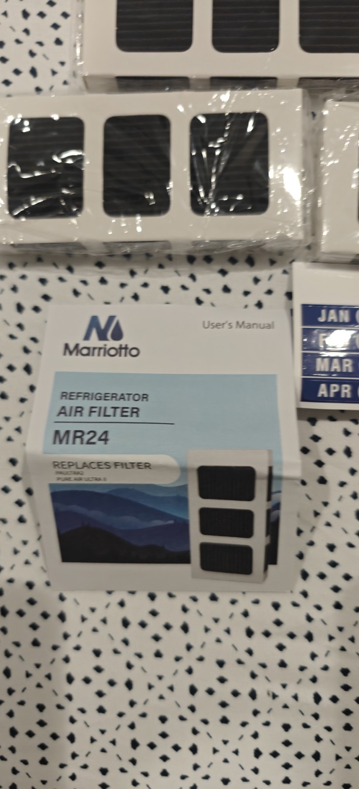 Marriotto MR022 Replacement Water Filter with Air Filter 3 Pack And Mr24 Filters