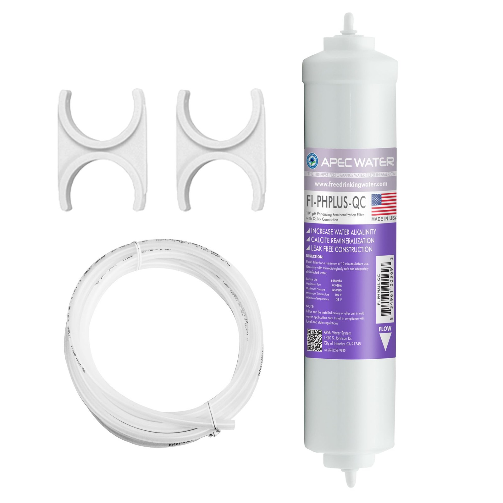 Systems PHPLUSKIT-14 US MADE 10″ Alkaline High Purity pH+ Calcium Carbonate I…