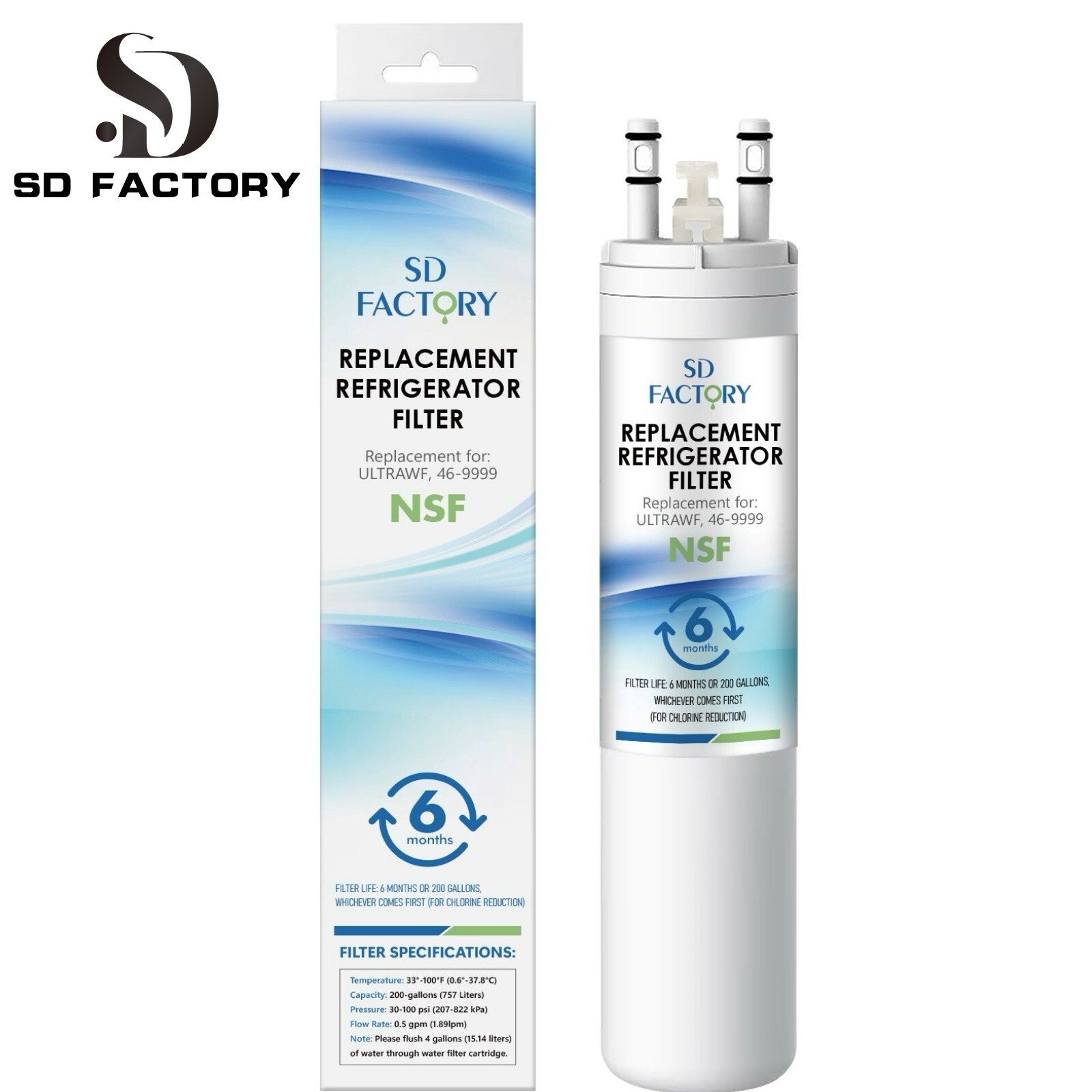 3-Pack Replacement for Frigidaire PureSource Ultra Water & Ice Filter