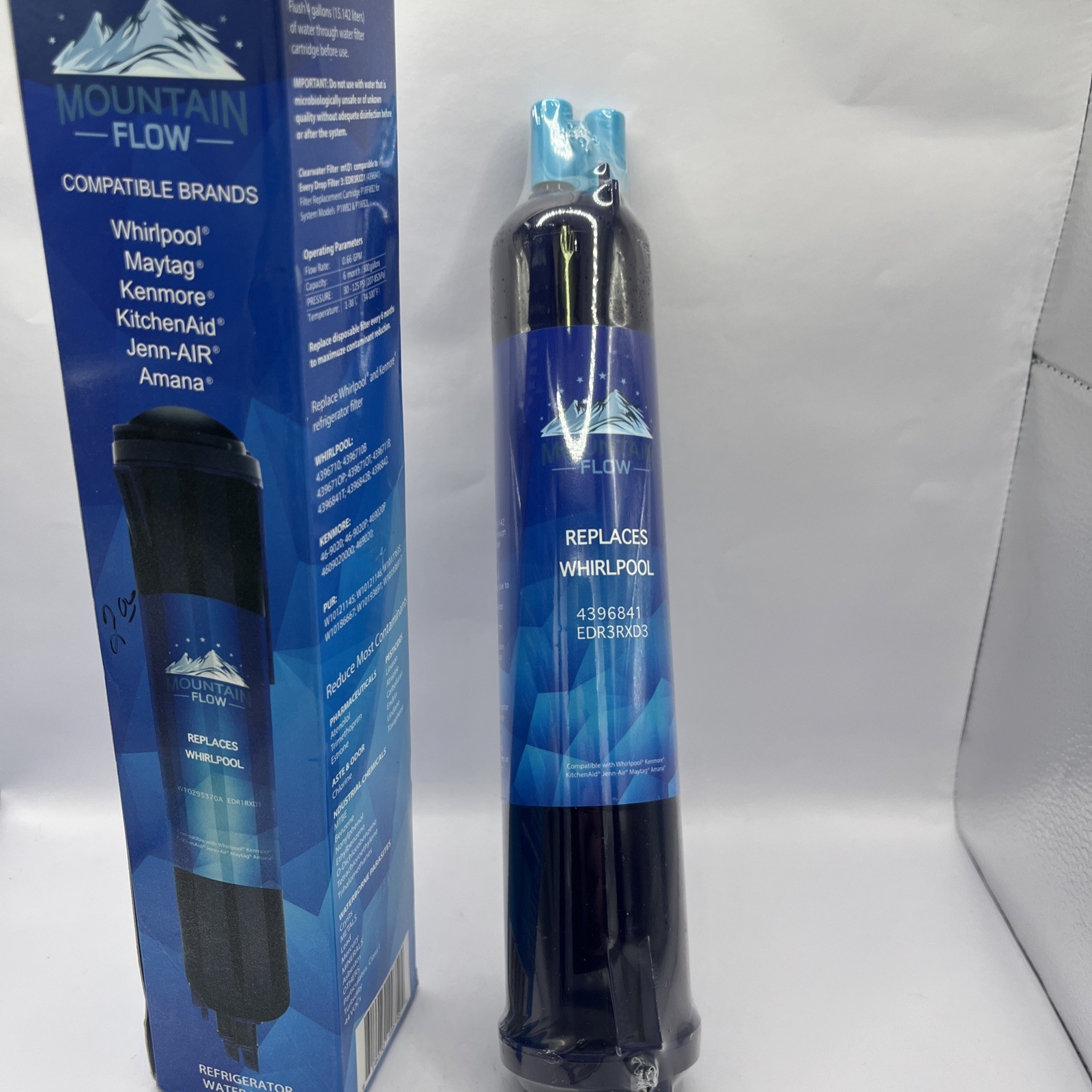 Mountain Flow Model EDR3RXD3 Refrigerator Water Filter Sealed BRAND NEW
