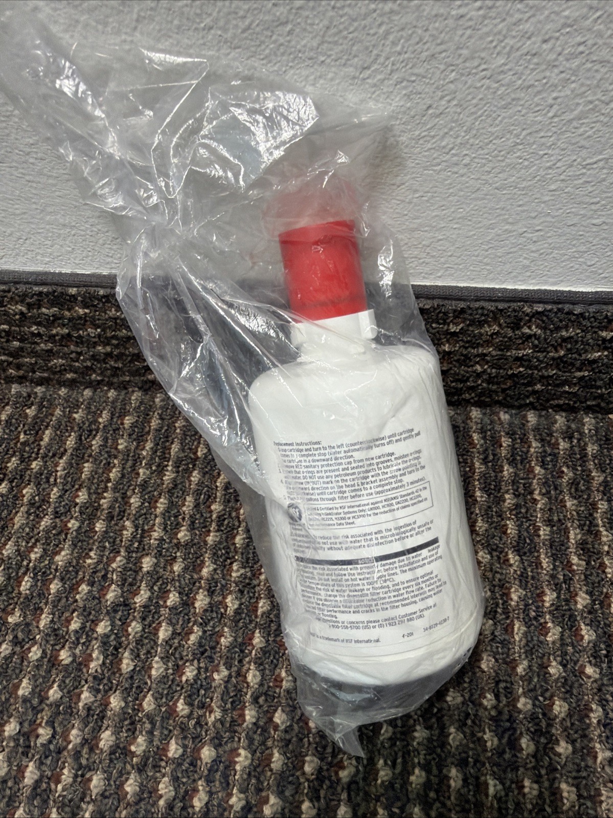 inSinkerator Instant Hot Water Dispenser Filter F-201R Reduces Chlorine Sealed