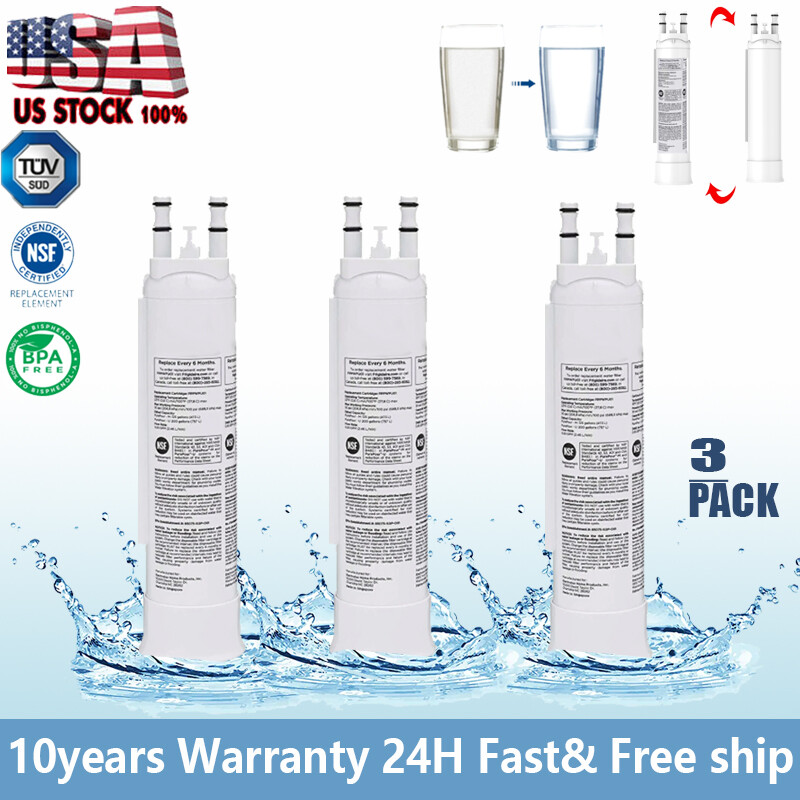 3 PACK For Frigidaire FPPWFU01 PWF-1 Refrige PurePour Water &Ice Filter New