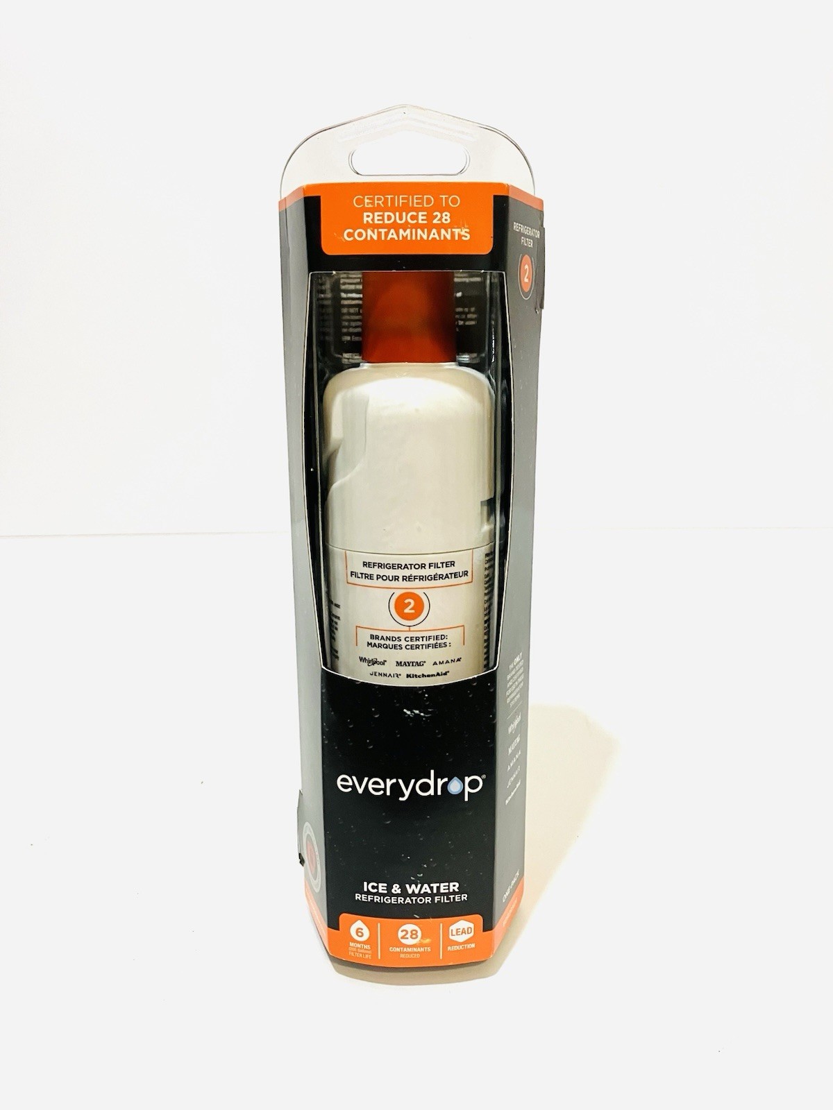 EveryDrop 2 Ice & Water Refrigerator Filter New