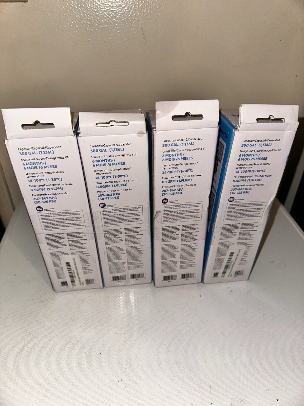 Samsung Refrigerator Water Filter HAF-CIN/EXP DA29-00020B – 4 PACK