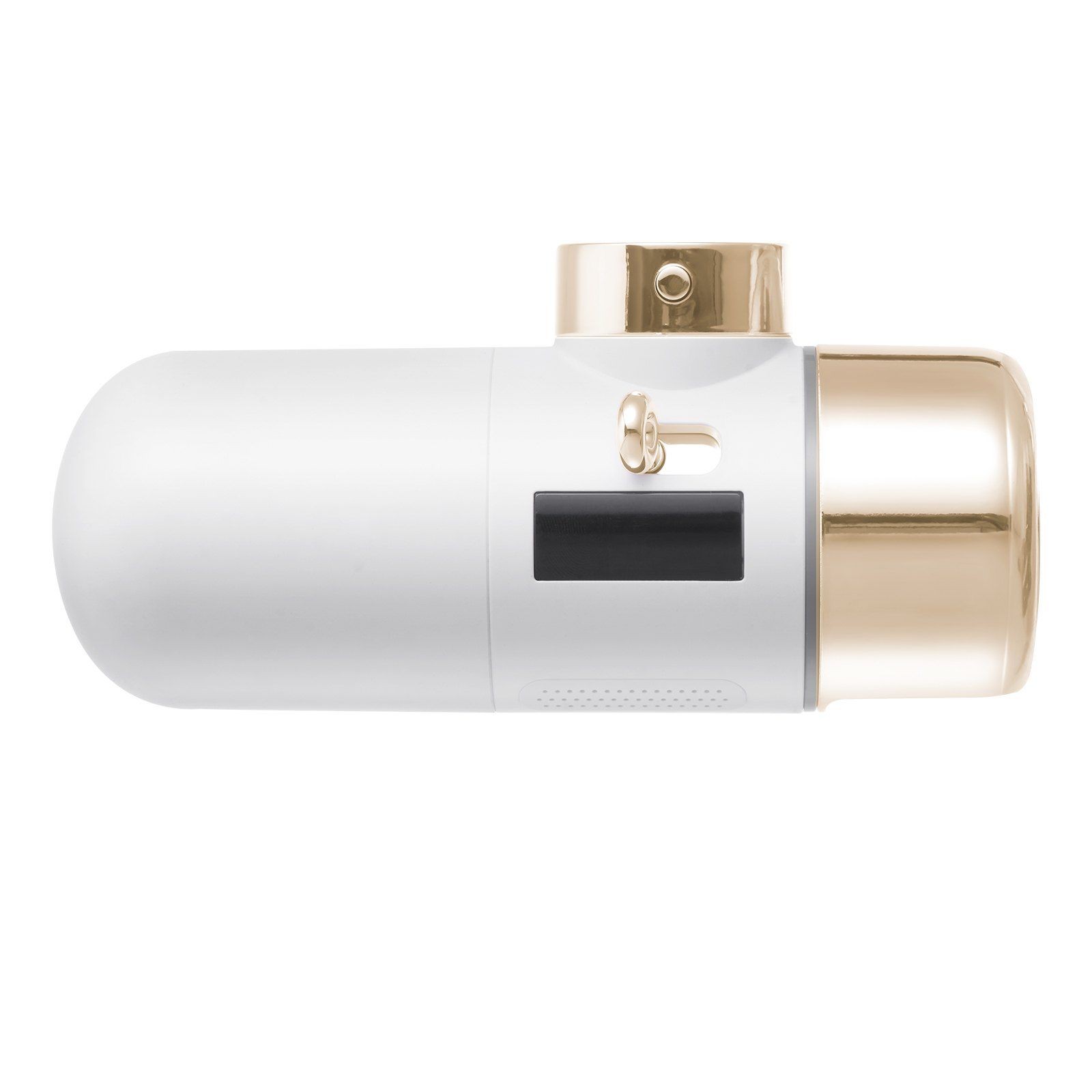 Bathroom Sink Water Filter – White+Gold Faucet Purifier for Skincare & Beauty