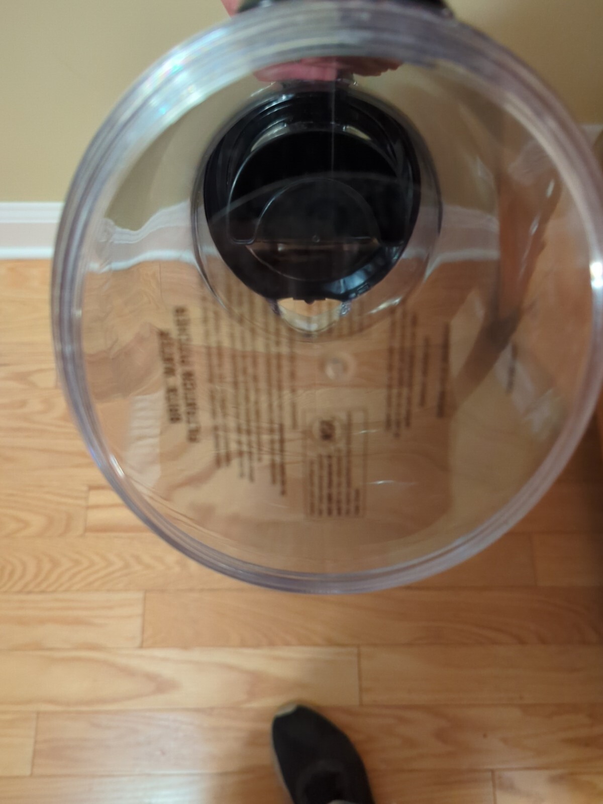 Brita Water Filtration Pitcher Model OB54 Black Lid No Filter0-40 Gal