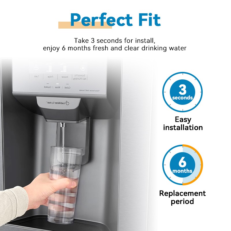 1~4 Pcs For Frigidaire PWF-1 FPPWFU01 Refrigerator PurePour Water & Ice Filter